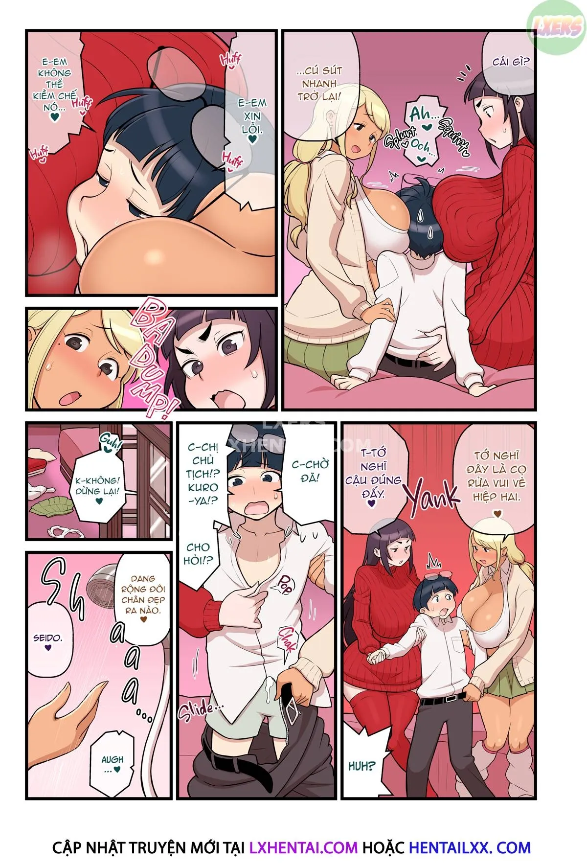 HentaiVN.net - Ảnh 17 - Bimbo Gal VS the Disciplinary Squad [Kuro Gal VS Fuuki Iin - Black Gal VS Prefect] - Chap 2