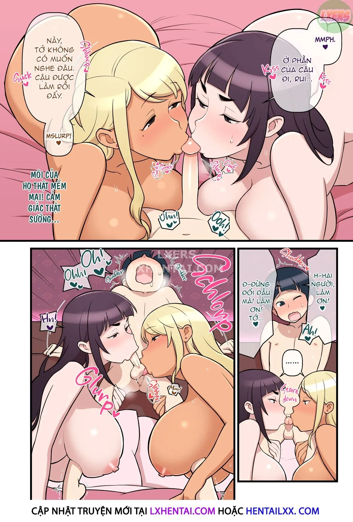 HentaiVN.net - Ảnh 26 - Bimbo Gal VS the Disciplinary Squad [Kuro Gal VS Fuuki Iin - Black Gal VS Prefect] - Chap 2