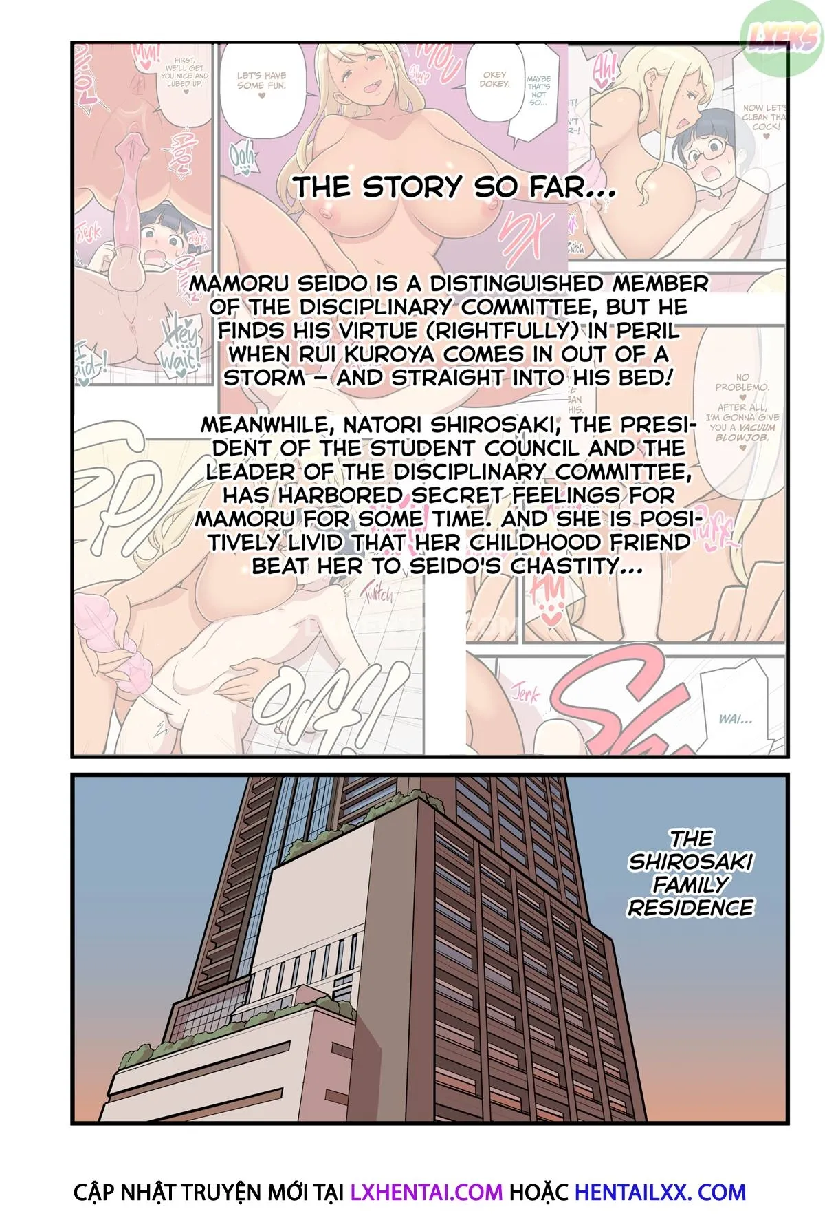 HentaiVN.net - Ảnh 6 - Bimbo Gal VS the Disciplinary Squad [Kuro Gal VS Fuuki Iin - Black Gal VS Prefect] - Chap 2