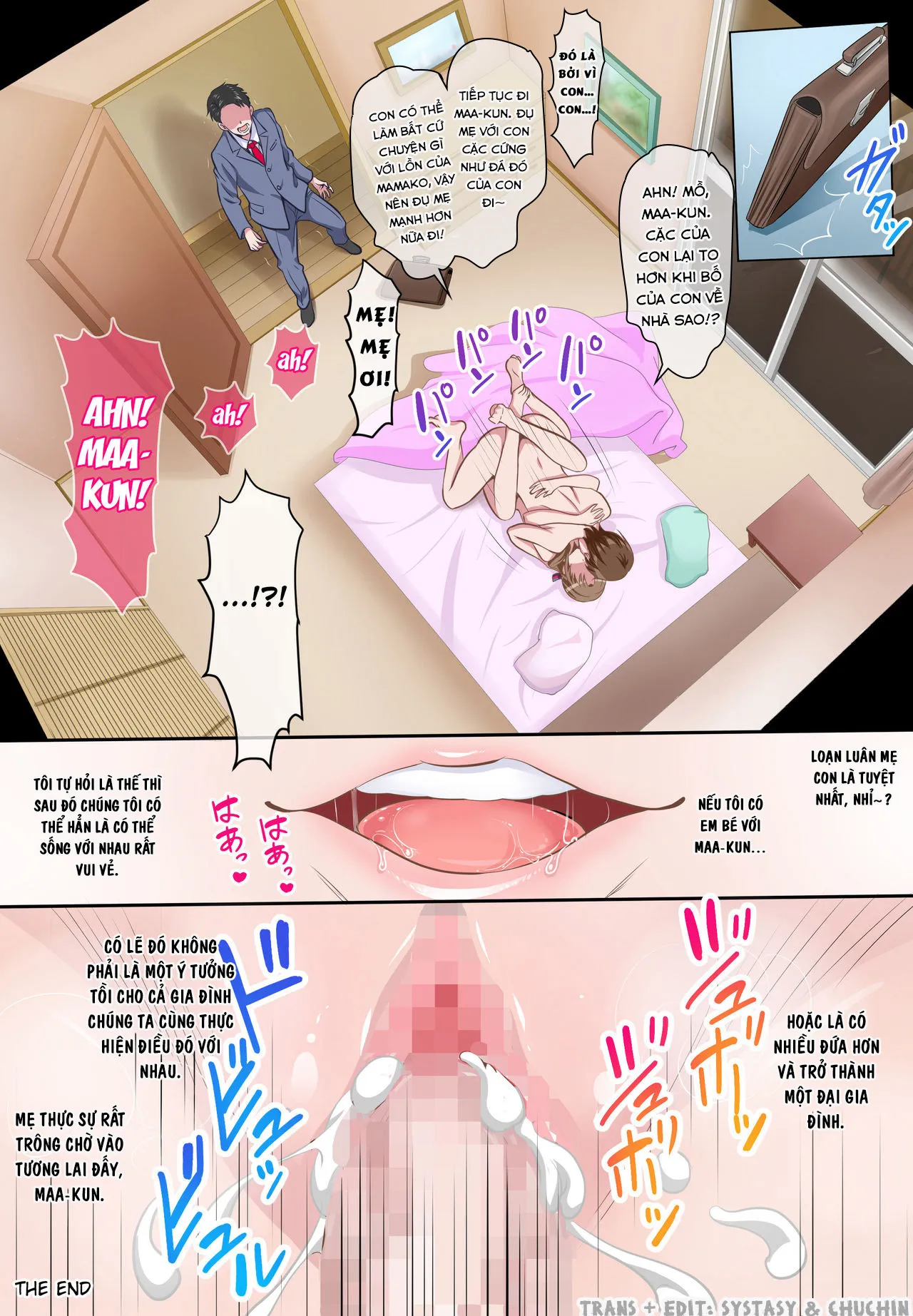 HentaiVN.net - Ảnh 37 - Boshi Soukan ~Musuko o Yuuwaku Shite Sex Shichau Bijin de Sukebe na Okaa-san~ [Tsujou Kougeki ga Zentai Kougeki de 2-kai Kougeki no Okaasan wa Suki desu ka?] - Oneshot