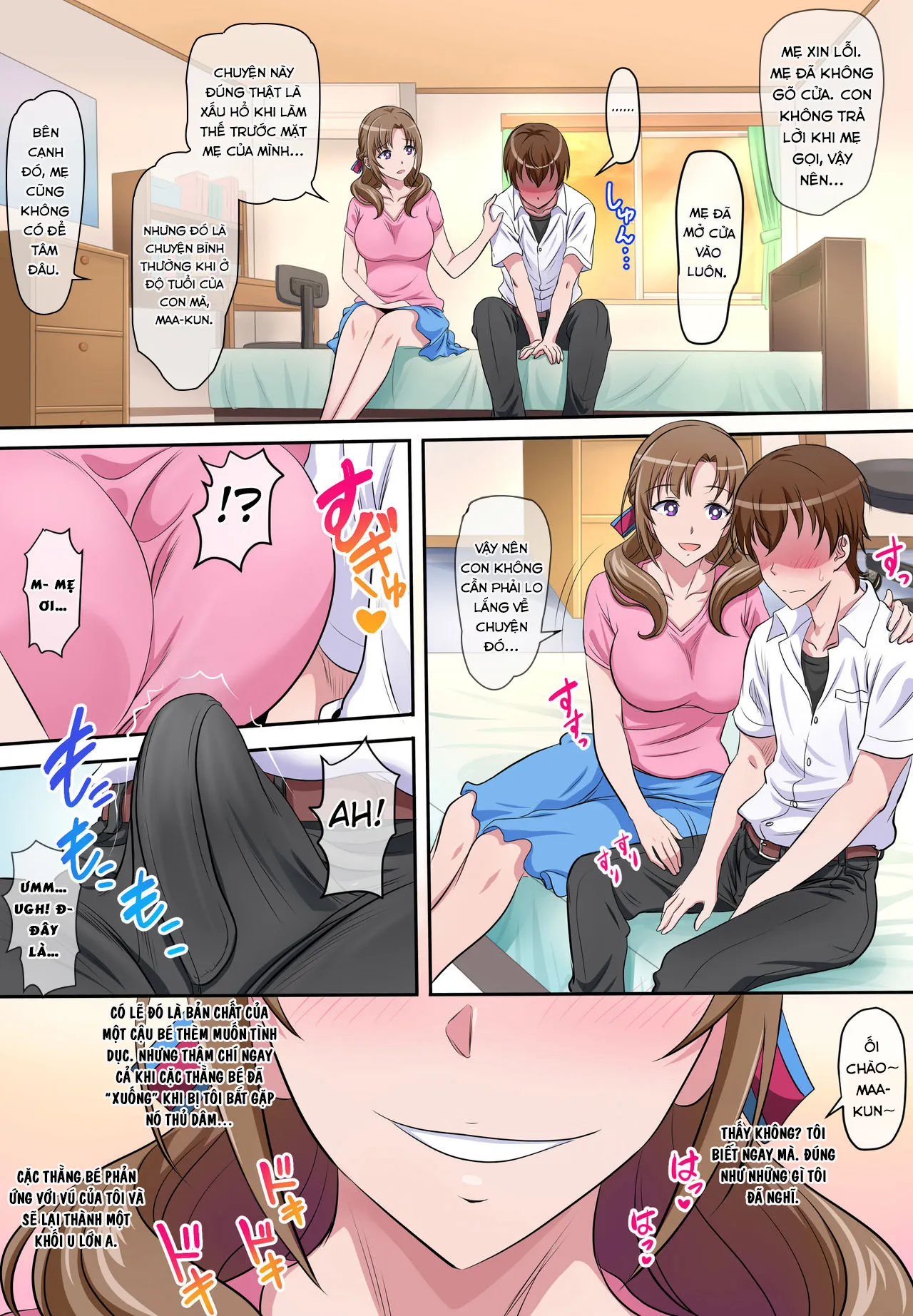HentaiVN.net - Ảnh 7 - Boshi Soukan ~Musuko o Yuuwaku Shite Sex Shichau Bijin de Sukebe na Okaa-san~ [Tsujou Kougeki ga Zentai Kougeki de 2-kai Kougeki no Okaasan wa Suki desu ka?] - Oneshot