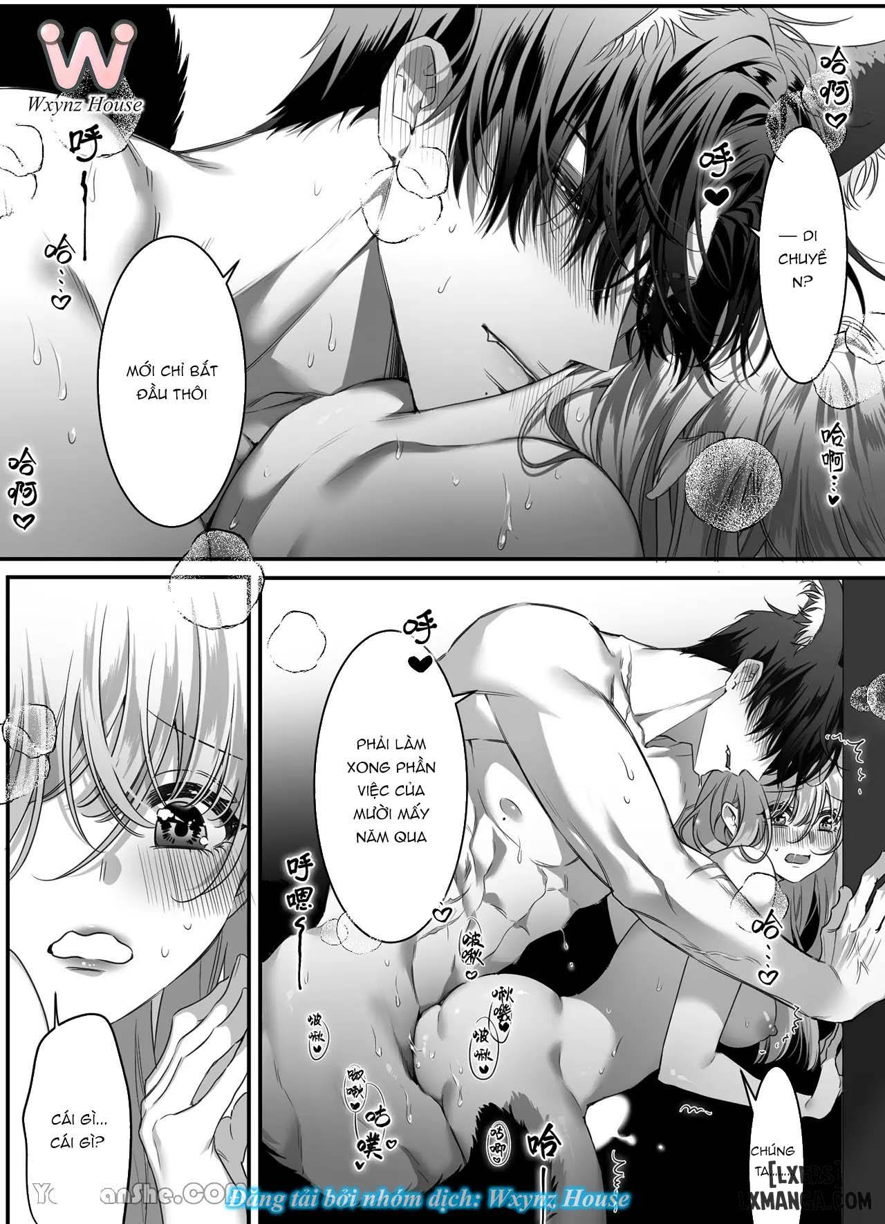 HentaiVN.net - Ảnh 19 - kẻ thù hóa ra là một người sói khổ dâm! - chap 3