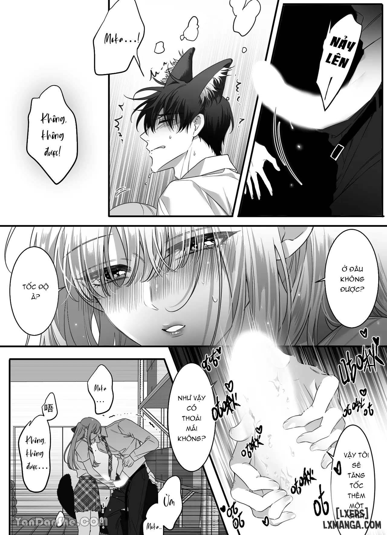 HentaiVN.net - Ảnh 8 - kẻ thù hóa ra là một người sói khổ dâm! - chap 3