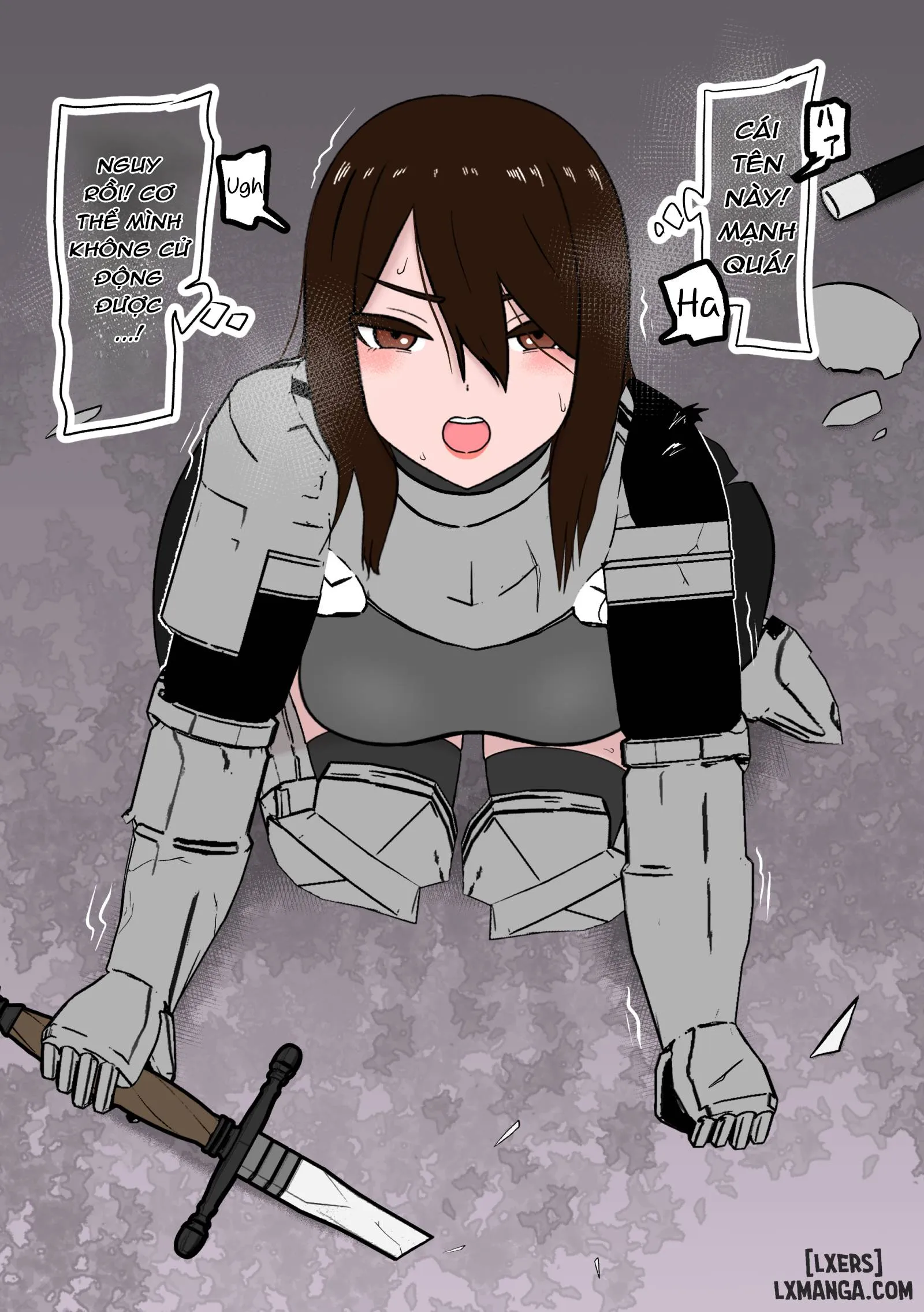 HentaiVN.net - Ảnh 4 - Kishi・Hime Haiboku Kousoku Kiroku - Chap 1