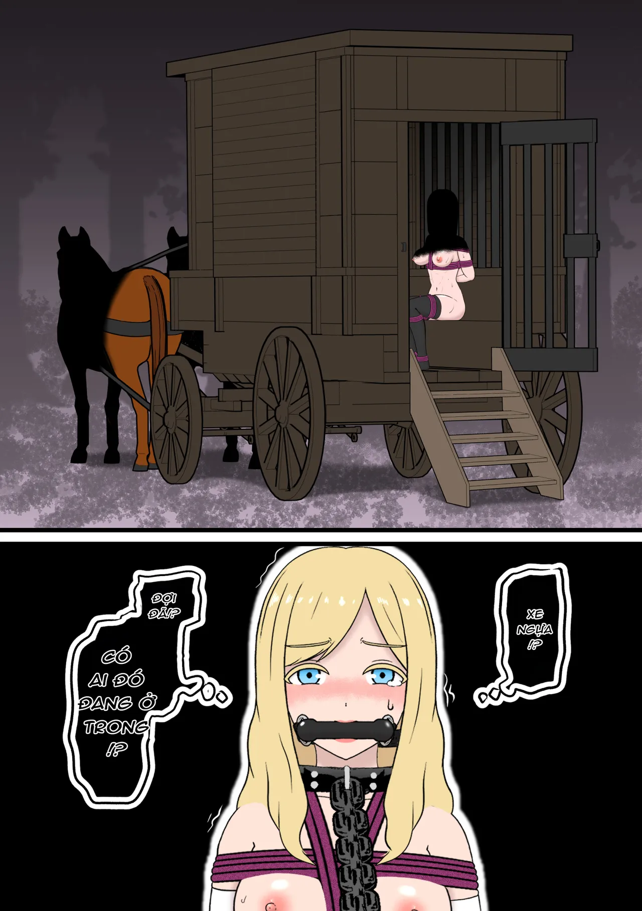 HentaiVN.net - Ảnh 21 - Kishi・Hime Haiboku Kousoku Kiroku - Chap 2 (No watermark)