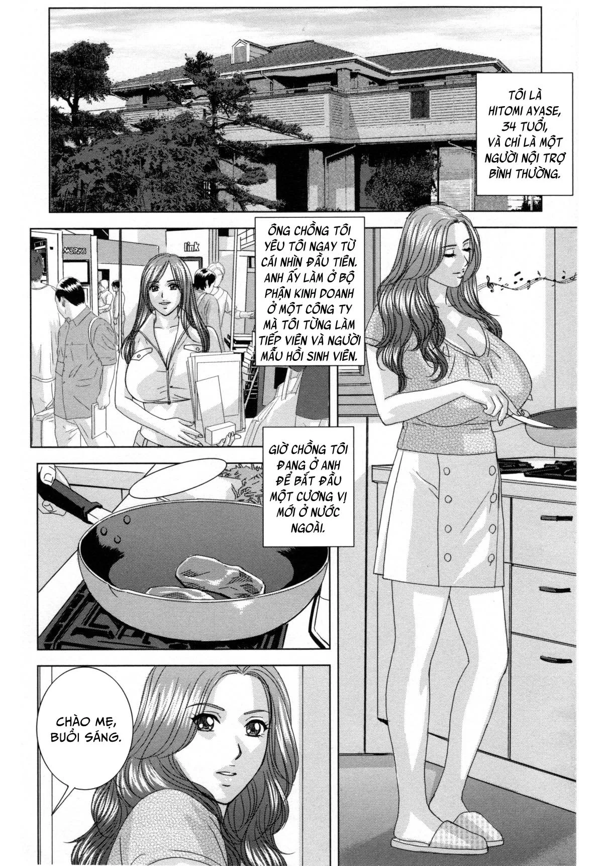 HentaiVN.net - Ảnh 9 - Dear My Mother - Chap 01 - Người mẹ yêu thương