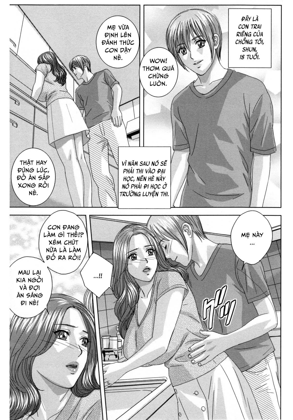 HentaiVN.net - Ảnh 10 - Dear My Mother - Chap 01 - Người mẹ yêu thương