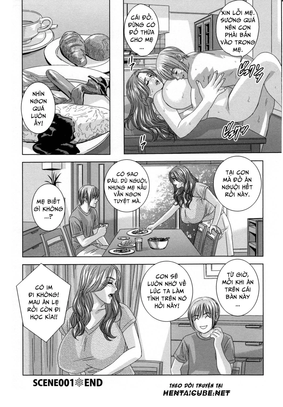 HentaiVN.net - Ảnh 25 - Dear My Mother - Chap 01 - Người mẹ yêu thương