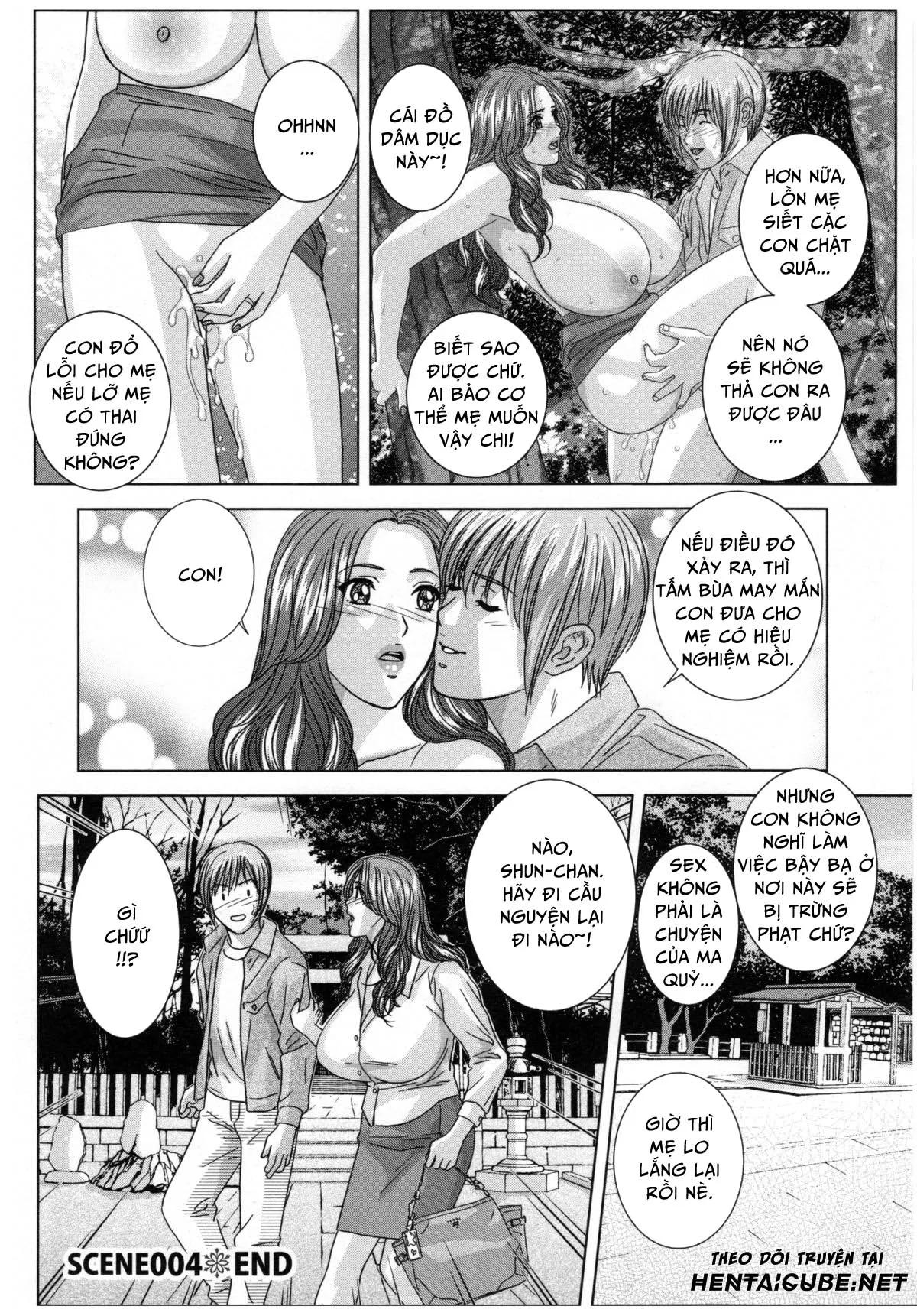 HentaiVN.net - Ảnh 20 - Dear My Mother - Chap 04 - Ngoài trời