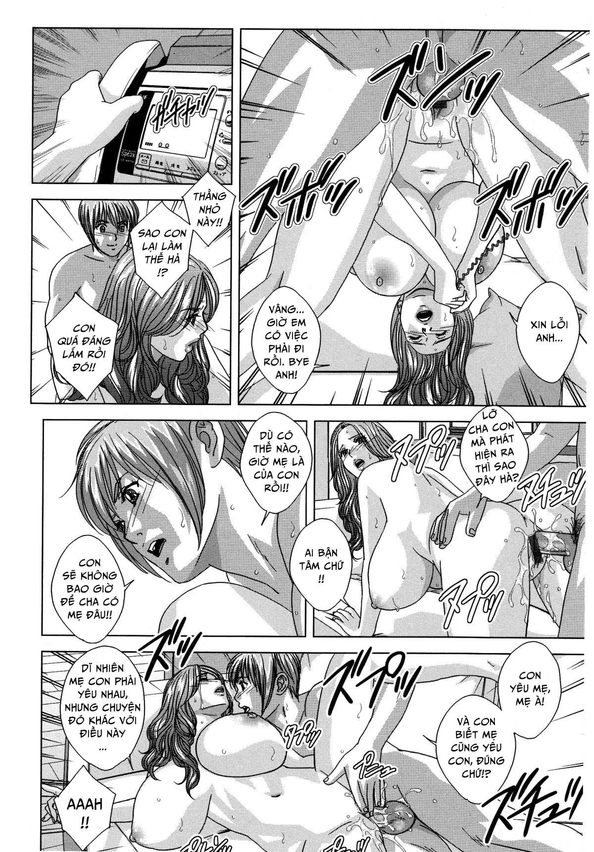 HentaiVN.net - Ảnh 14 - Dear My Mother - Chap 06 - Cuộc gọi điện thoại