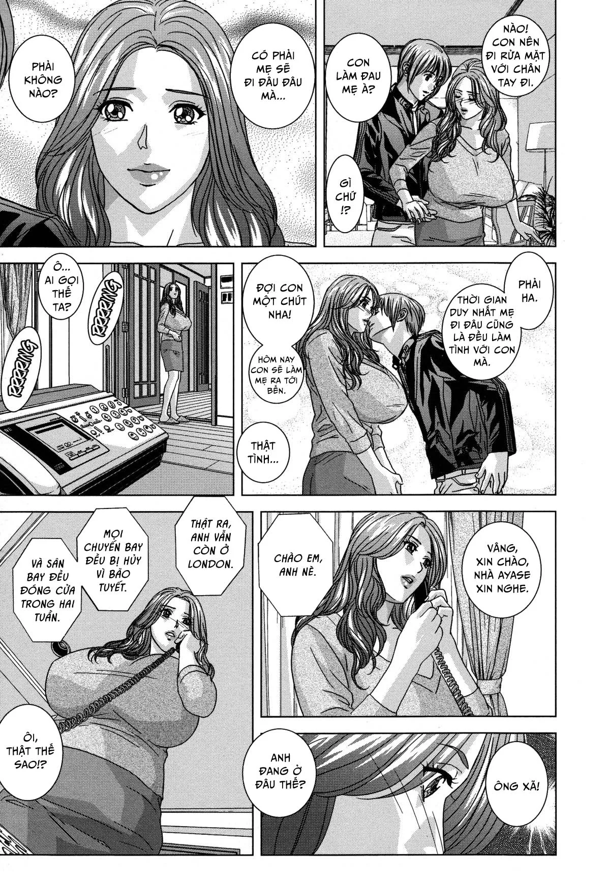 HentaiVN.net - Ảnh 5 - Dear My Mother - Chap 06 - Cuộc gọi điện thoại