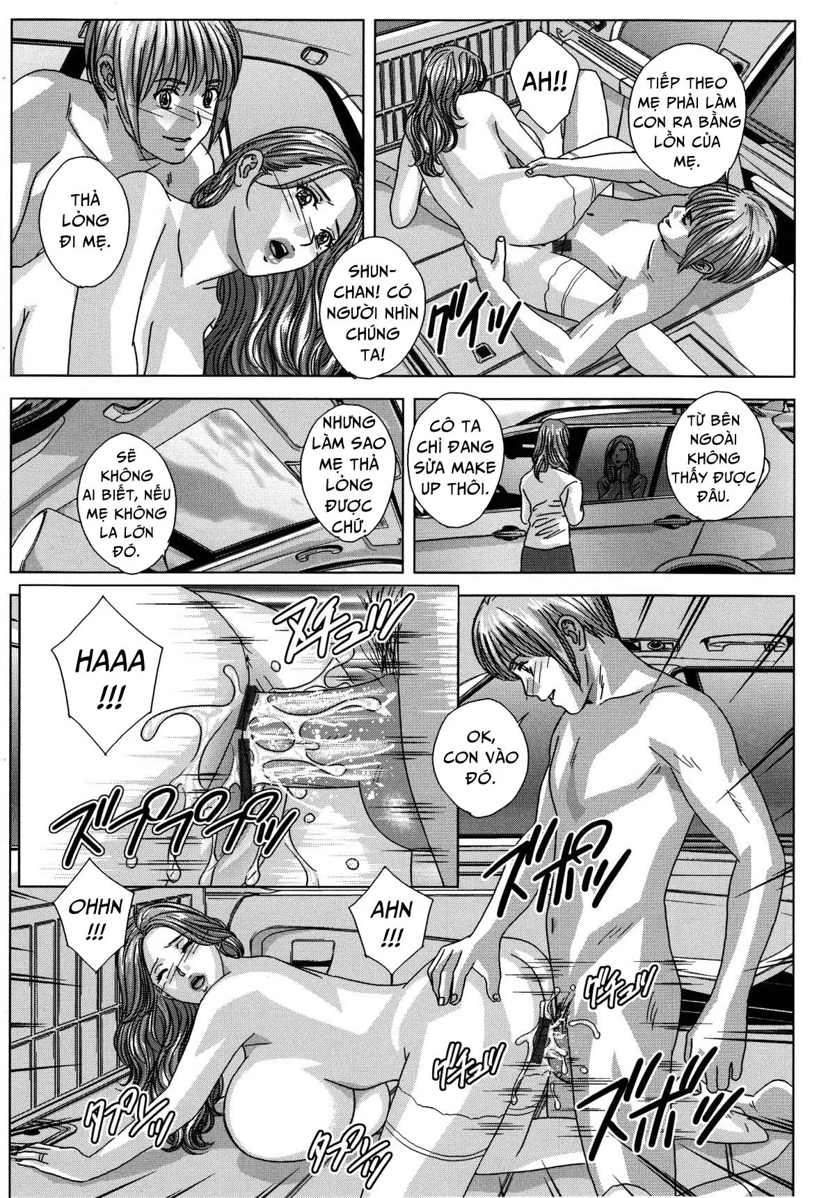 HentaiVN.net - Ảnh 13 - Dear My Mother - Chap 08 - Ở trong xe
