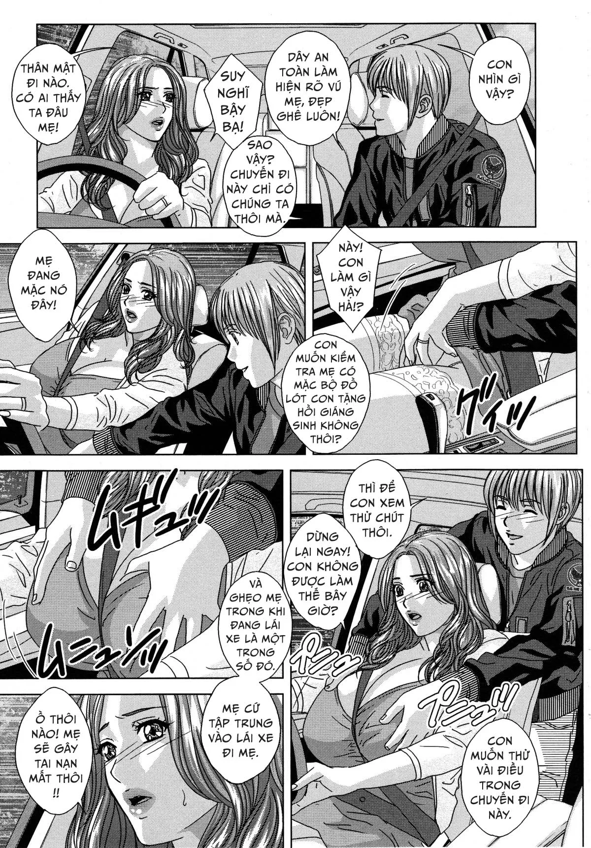 HentaiVN.net - Ảnh 3 - Dear My Mother - Chap 08 - Ở trong xe