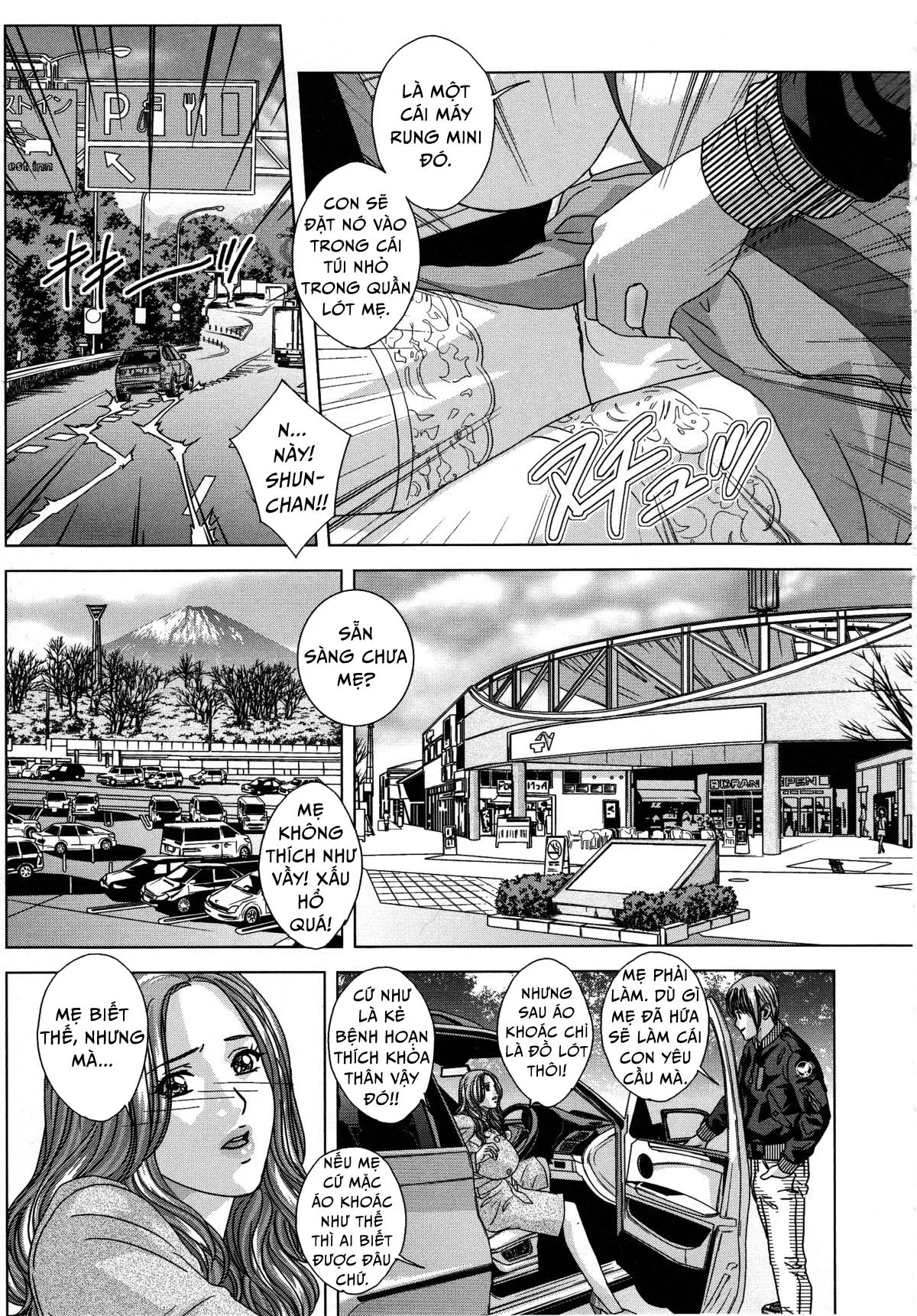 HentaiVN.net - Ảnh 5 - Dear My Mother - Chap 08 - Ở trong xe