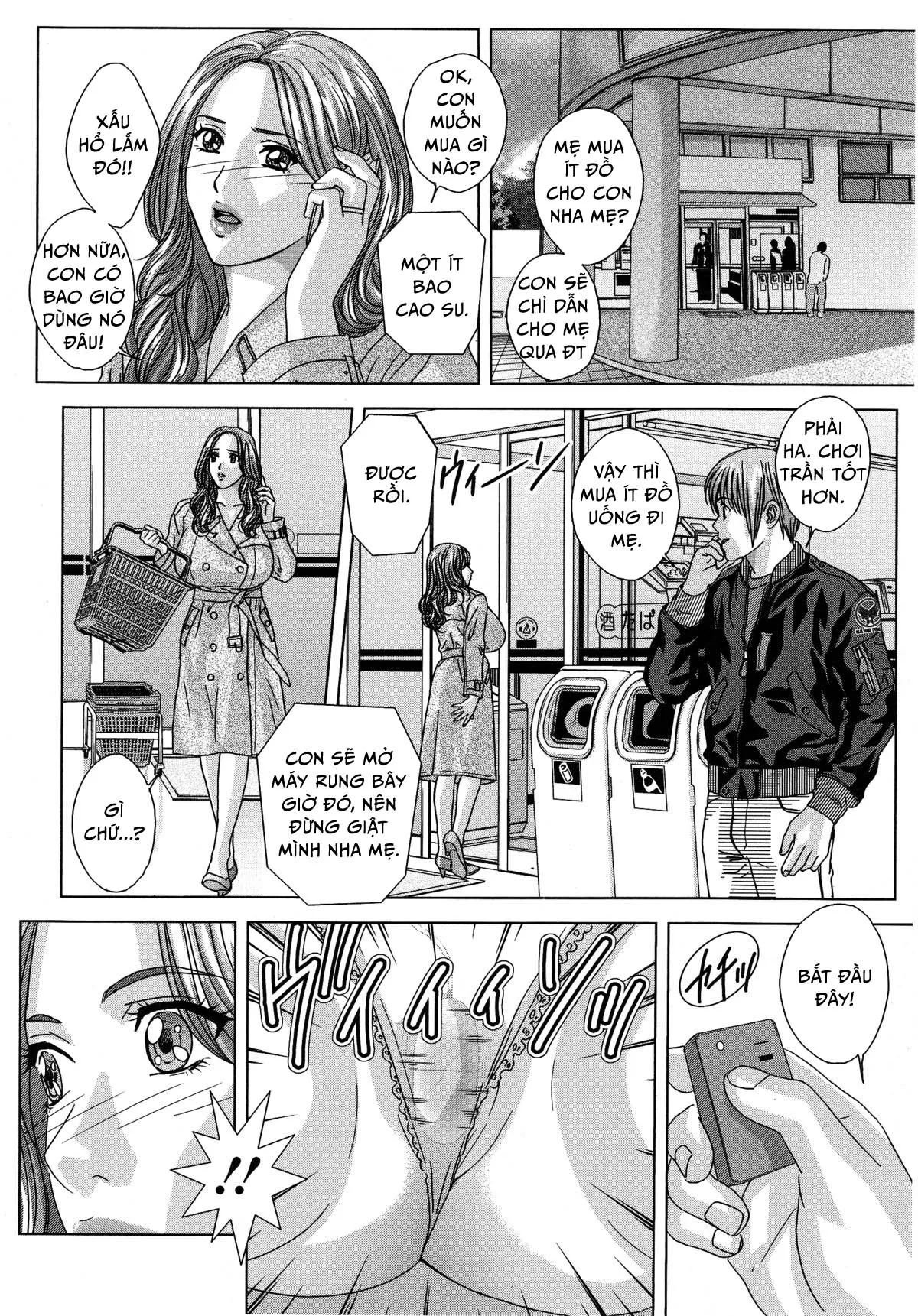 HentaiVN.net - Ảnh 6 - Dear My Mother - Chap 08 - Ở trong xe