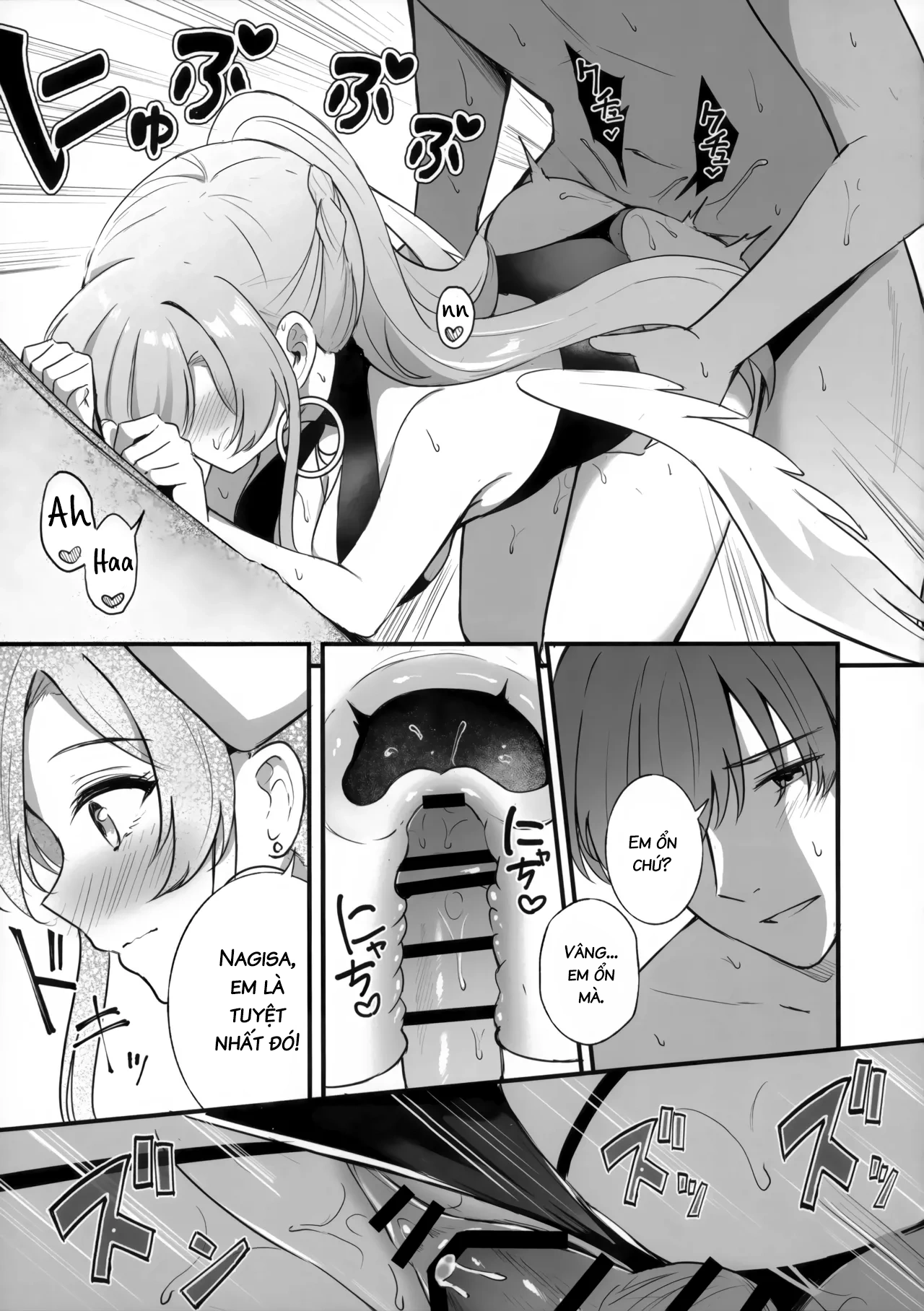 HentaiVN.net - Ảnh 6 - Ký ức mùa hè của Nagisa - Blue Archive - One shot khô dái nhưng bị ngắn
