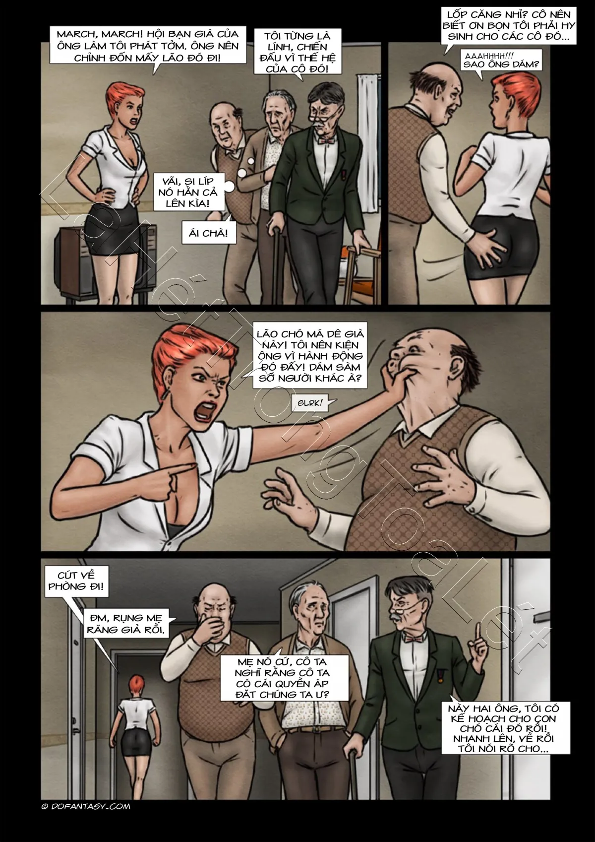 HentaiVN.net - Ảnh 10 - Cẩn thận mấy lão già [Beware Old Folks] - Tập 1