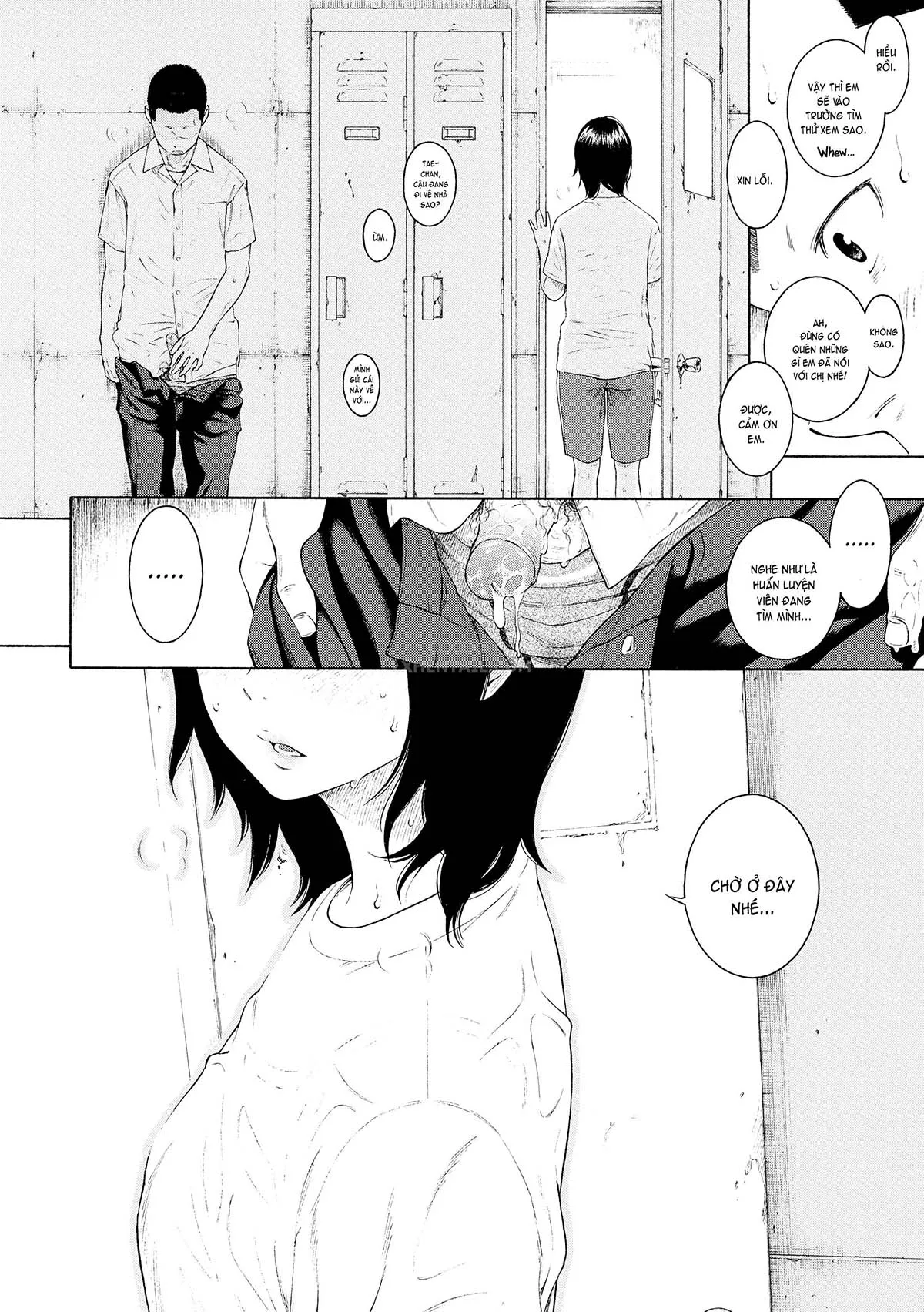 HentaiVN.net - Ảnh 15 - Deep Blue Static [10; Irregular; Little Bathroom Flower; Lovers; Blooming Love; Liberation Zone; Inequality Sign; Get Well Et Cetera; Chilly Rain, Tender You; My Sweet Cat] - Chap 2 - Irregular
