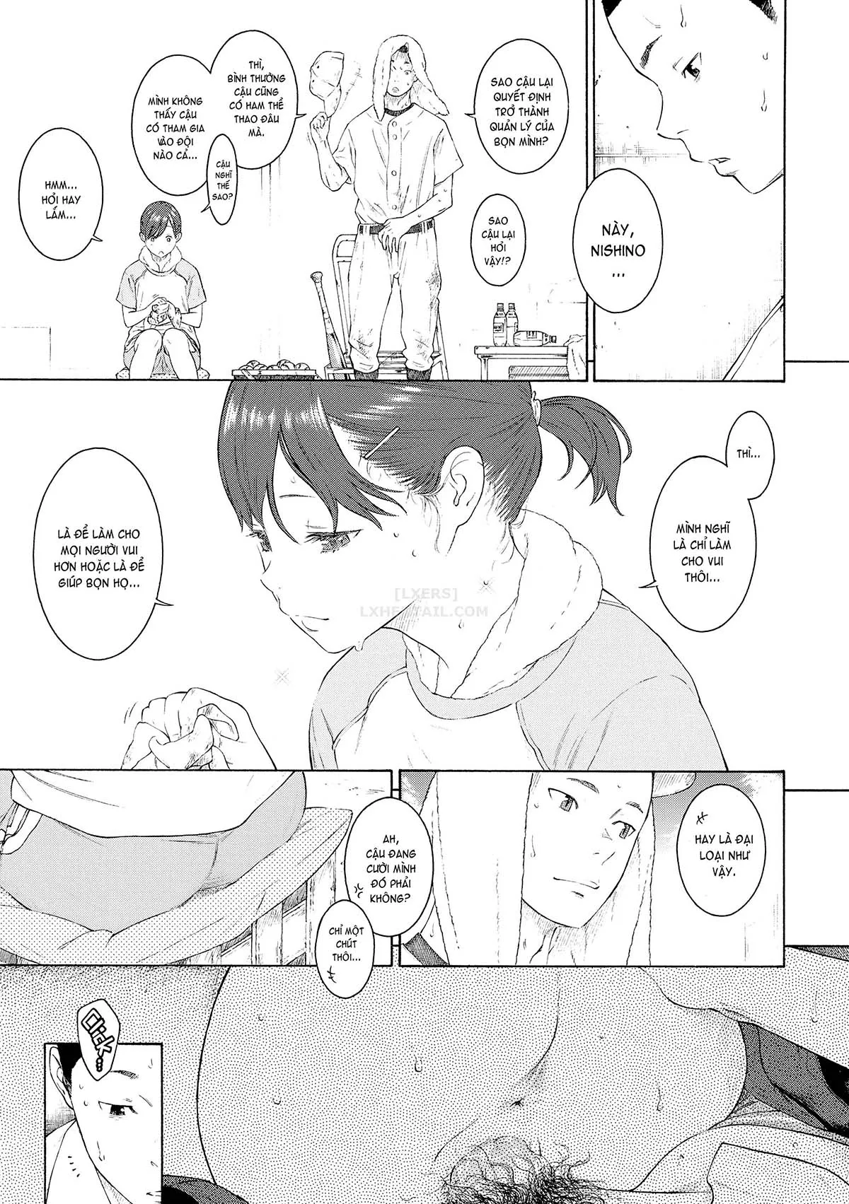 HentaiVN.net - Ảnh 16 - Deep Blue Static [10; Irregular; Little Bathroom Flower; Lovers; Blooming Love; Liberation Zone; Inequality Sign; Get Well Et Cetera; Chilly Rain, Tender You; My Sweet Cat] - Chap 2 - Irregular