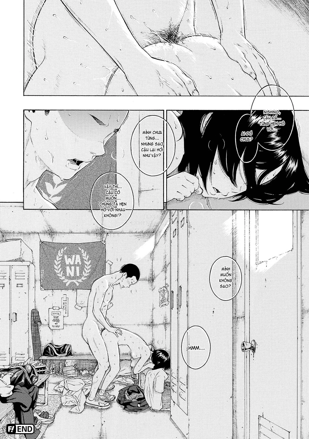 HentaiVN.net - Ảnh 25 - Deep Blue Static [10; Irregular; Little Bathroom Flower; Lovers; Blooming Love; Liberation Zone; Inequality Sign; Get Well Et Cetera; Chilly Rain, Tender You; My Sweet Cat] - Chap 2 - Irregular