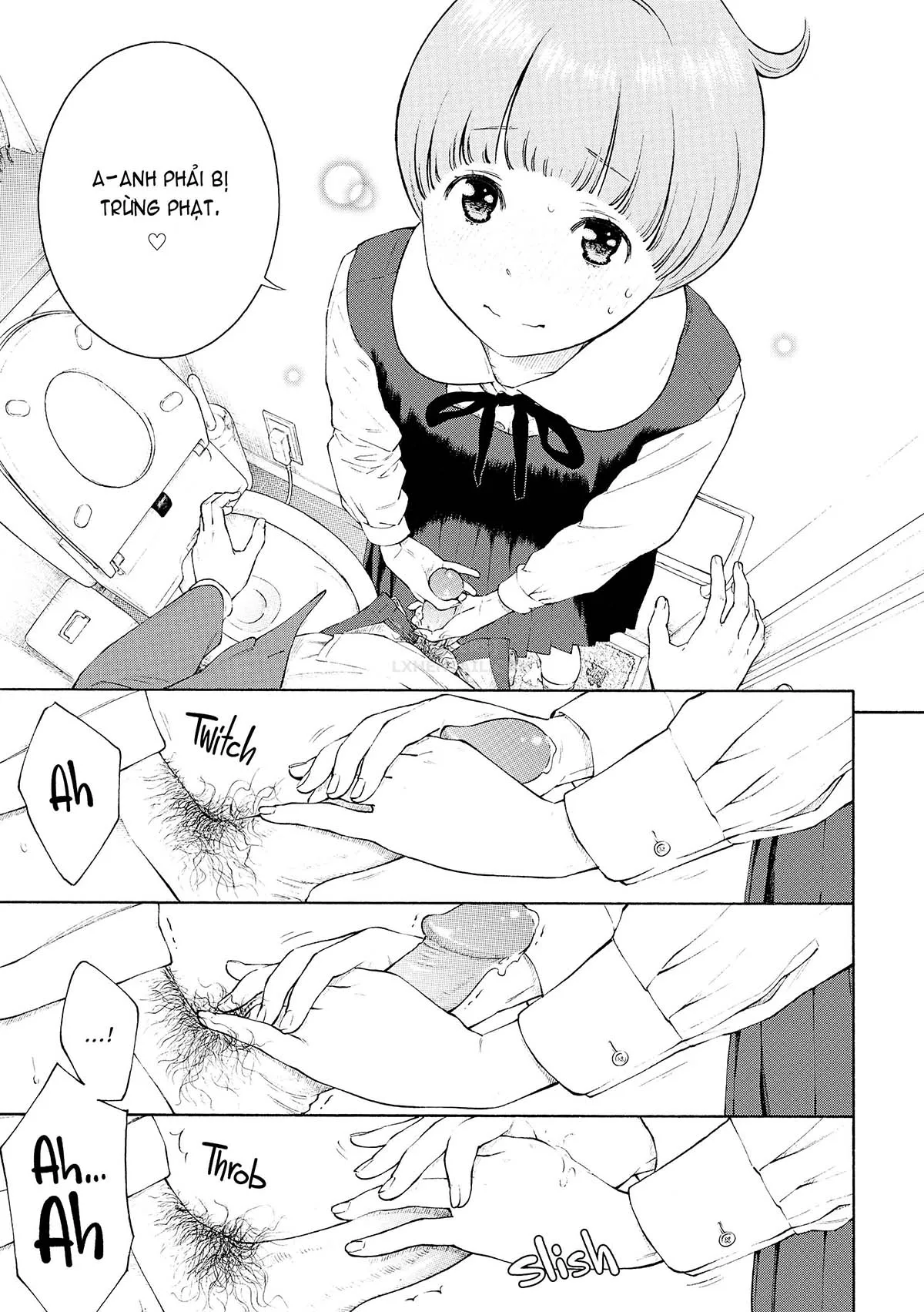HentaiVN.net - Ảnh 10 - Deep Blue Static [10; Irregular; Little Bathroom Flower; Lovers; Blooming Love; Liberation Zone; Inequality Sign; Get Well Et Cetera; Chilly Rain, Tender You; My Sweet Cat] - Chap 3 - Little Bathroom Flower
