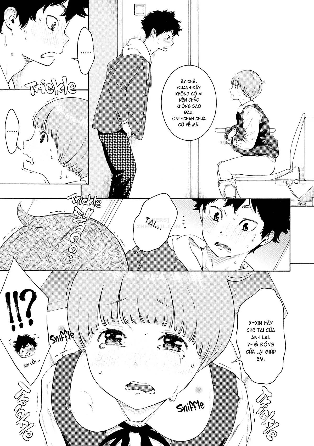 HentaiVN.net - Ảnh 4 - Deep Blue Static [10; Irregular; Little Bathroom Flower; Lovers; Blooming Love; Liberation Zone; Inequality Sign; Get Well Et Cetera; Chilly Rain, Tender You; My Sweet Cat] - Chap 3 - Little Bathroom Flower