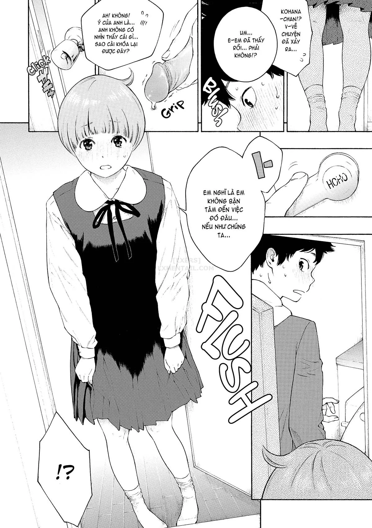 HentaiVN.net - Ảnh 7 - Deep Blue Static [10; Irregular; Little Bathroom Flower; Lovers; Blooming Love; Liberation Zone; Inequality Sign; Get Well Et Cetera; Chilly Rain, Tender You; My Sweet Cat] - Chap 3 - Little Bathroom Flower