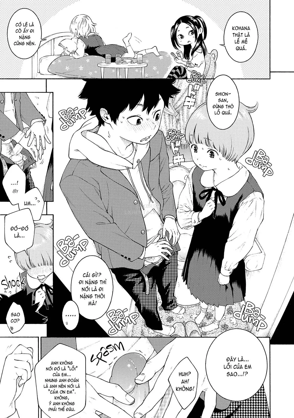 HentaiVN.net - Ảnh 8 - Deep Blue Static [10; Irregular; Little Bathroom Flower; Lovers; Blooming Love; Liberation Zone; Inequality Sign; Get Well Et Cetera; Chilly Rain, Tender You; My Sweet Cat] - Chap 3 - Little Bathroom Flower