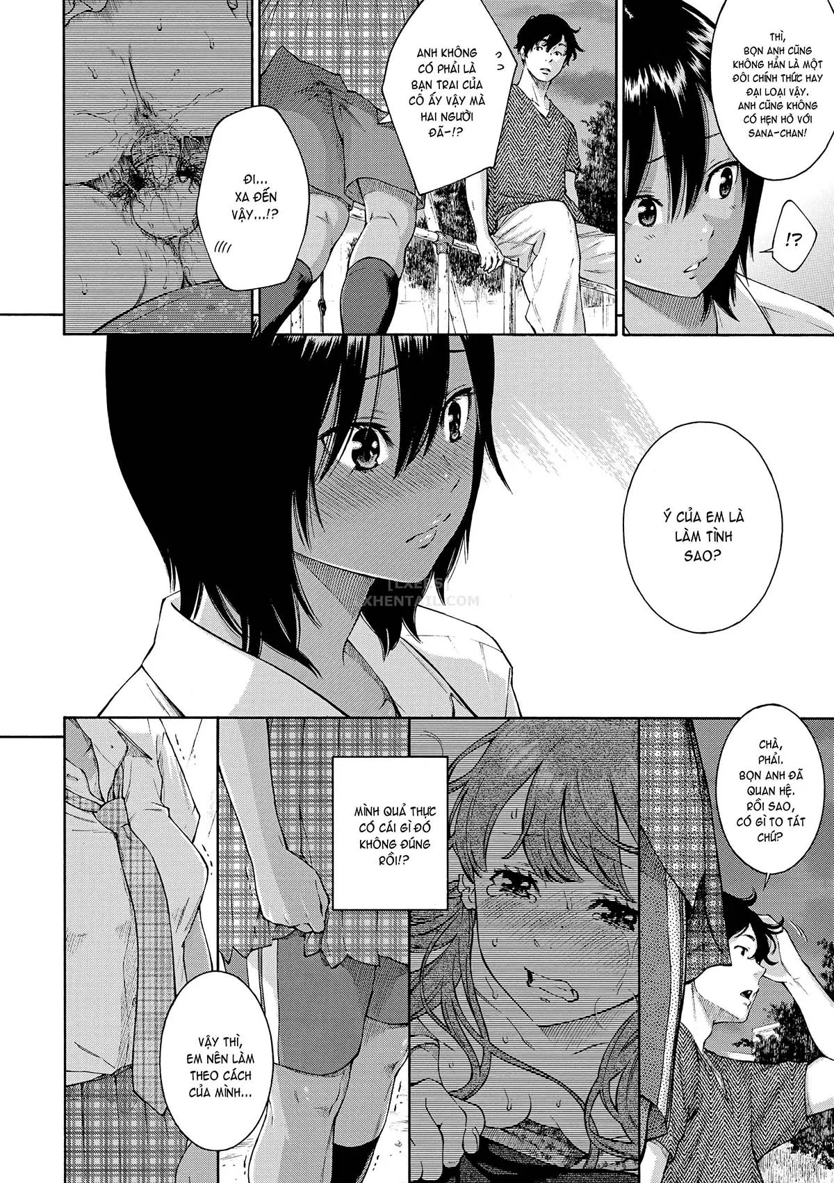 HentaiVN.net - Ảnh 24 - Deep Blue Static [10; Irregular; Little Bathroom Flower; Lovers; Blooming Love; Liberation Zone; Inequality Sign; Get Well Et Cetera; Chilly Rain, Tender You; My Sweet Cat] - Chap 4 - Lovers