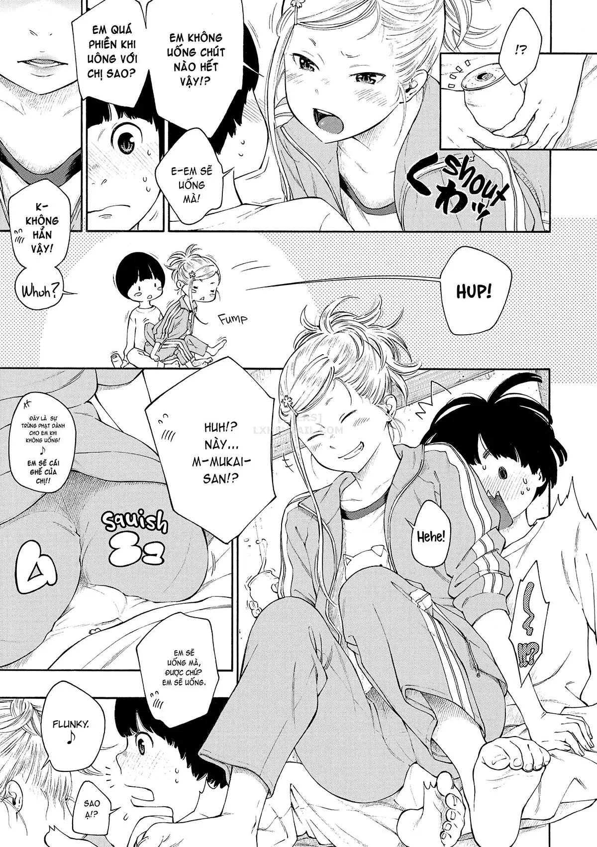 HentaiVN.net - Ảnh 10 - Deep Blue Static [10; Irregular; Little Bathroom Flower; Lovers; Blooming Love; Liberation Zone; Inequality Sign; Get Well Et Cetera; Chilly Rain, Tender You; My Sweet Cat] - Chap 5 - Blooming Love
