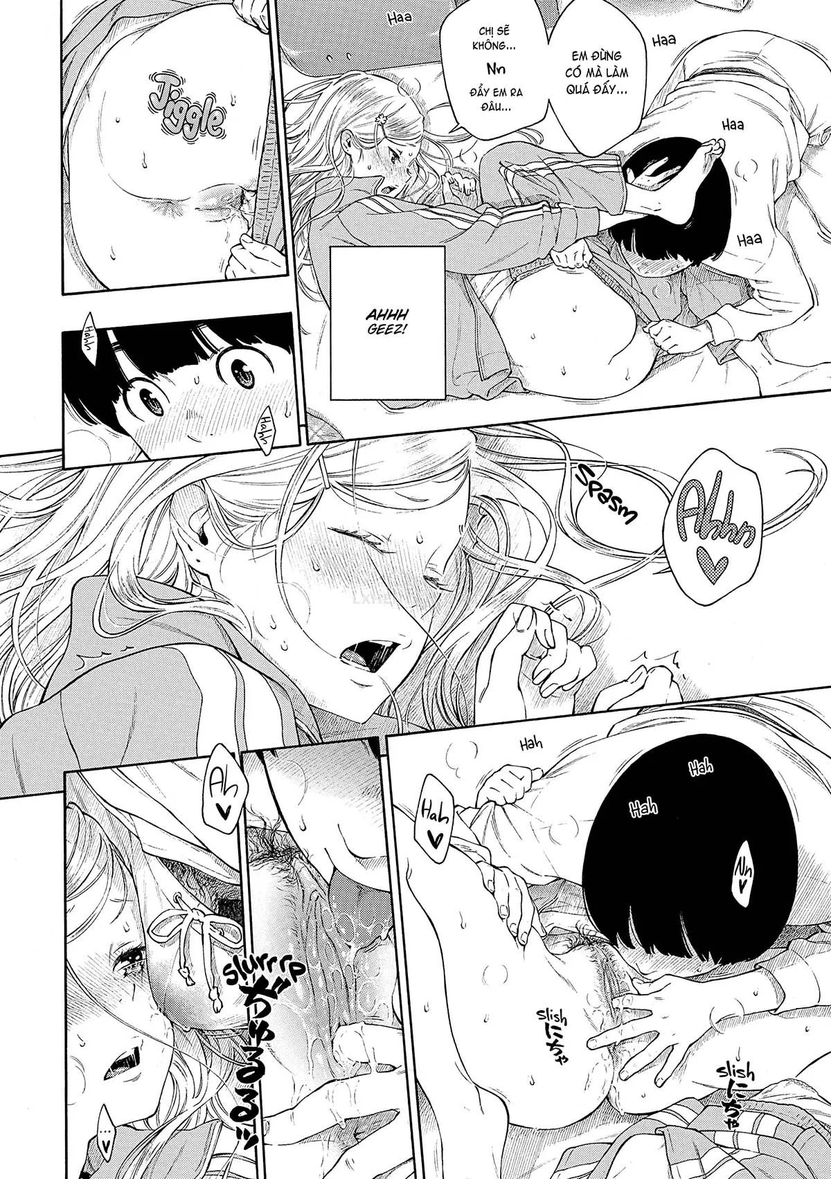 HentaiVN.net - Ảnh 17 - Deep Blue Static [10; Irregular; Little Bathroom Flower; Lovers; Blooming Love; Liberation Zone; Inequality Sign; Get Well Et Cetera; Chilly Rain, Tender You; My Sweet Cat] - Chap 5 - Blooming Love