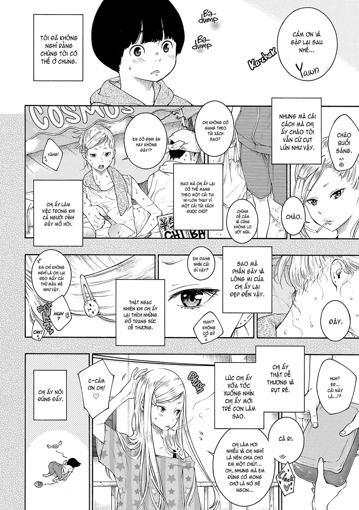 HentaiVN.net - Ảnh 7 - Deep Blue Static [10; Irregular; Little Bathroom Flower; Lovers; Blooming Love; Liberation Zone; Inequality Sign; Get Well Et Cetera; Chilly Rain, Tender You; My Sweet Cat] - Chap 5 - Blooming Love
