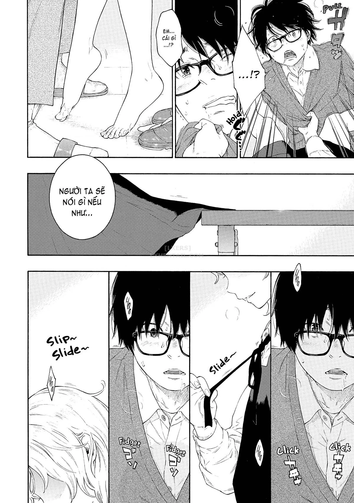 HentaiVN.net - Ảnh 11 - Deep Blue Static [10; Irregular; Little Bathroom Flower; Lovers; Blooming Love; Liberation Zone; Inequality Sign; Get Well Et Cetera; Chilly Rain, Tender You; My Sweet Cat] - Chap 7 - Inequality Sign