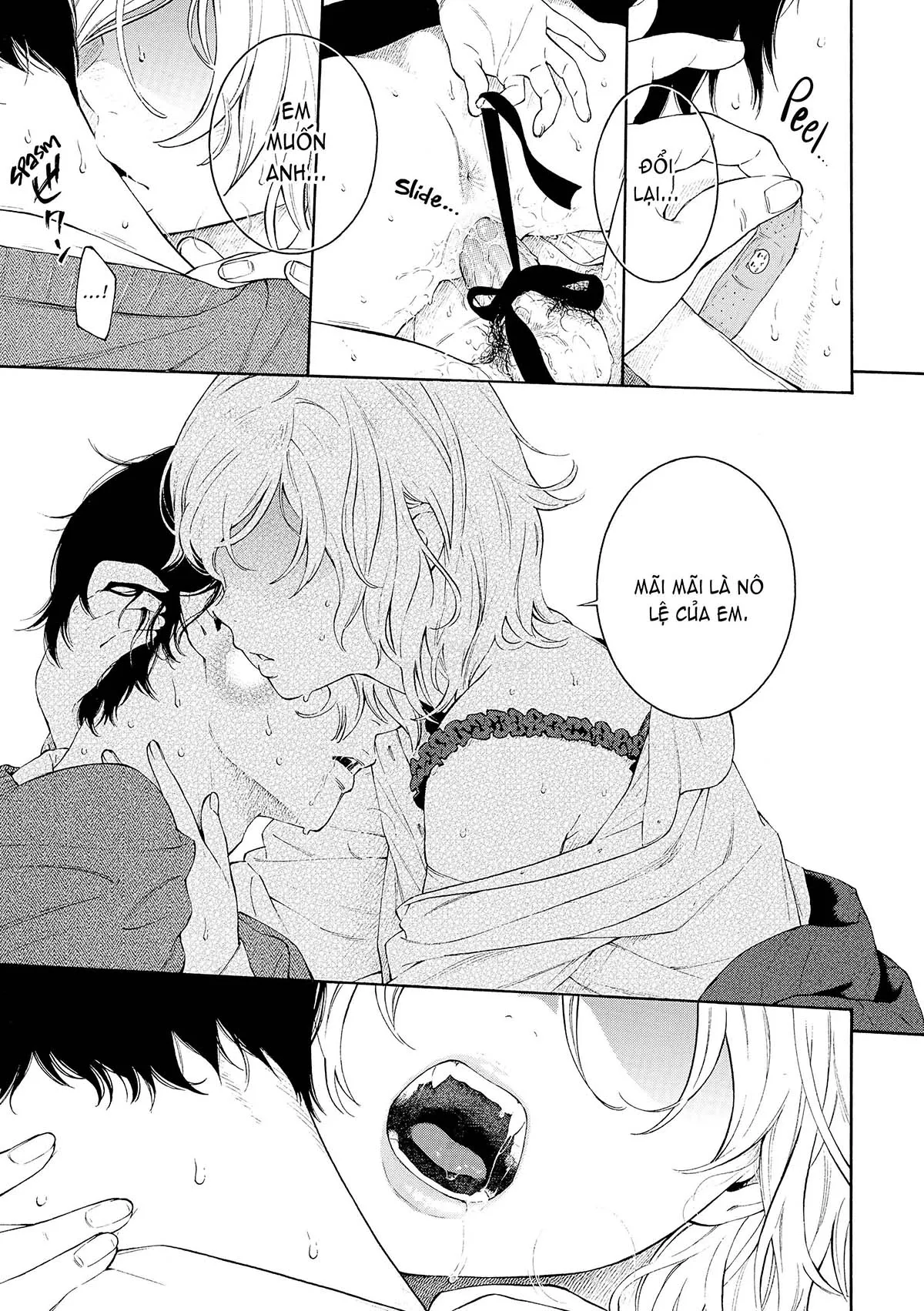 HentaiVN.net - Ảnh 17 - Deep Blue Static [10; Irregular; Little Bathroom Flower; Lovers; Blooming Love; Liberation Zone; Inequality Sign; Get Well Et Cetera; Chilly Rain, Tender You; My Sweet Cat] - Chap 7 - Inequality Sign