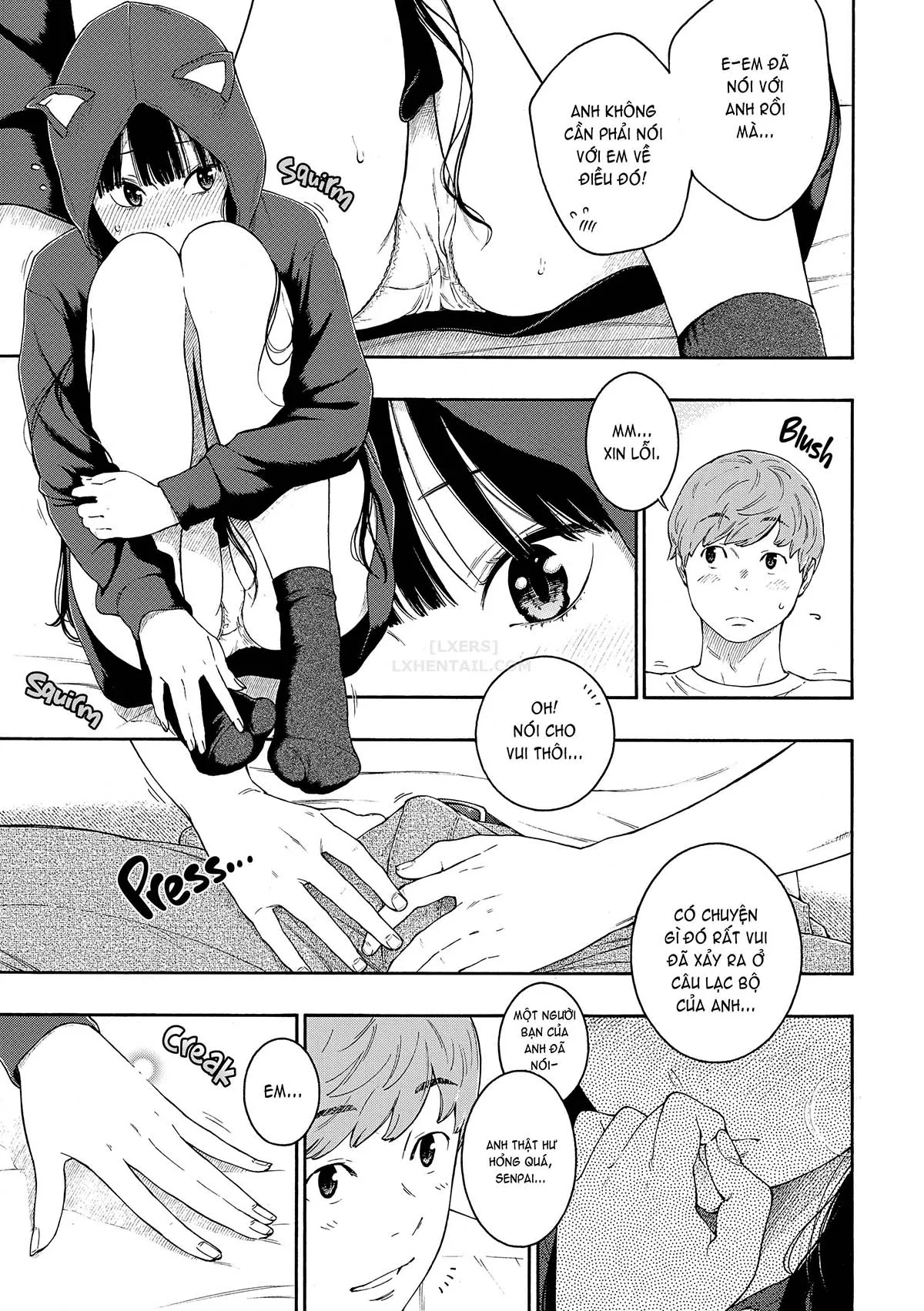 HentaiVN.net - Ảnh 8 - Deep Blue Static [10; Irregular; Little Bathroom Flower; Lovers; Blooming Love; Liberation Zone; Inequality Sign; Get Well Et Cetera; Chilly Rain, Tender You; My Sweet Cat] - Chap 8 - Get Well Et Cetera