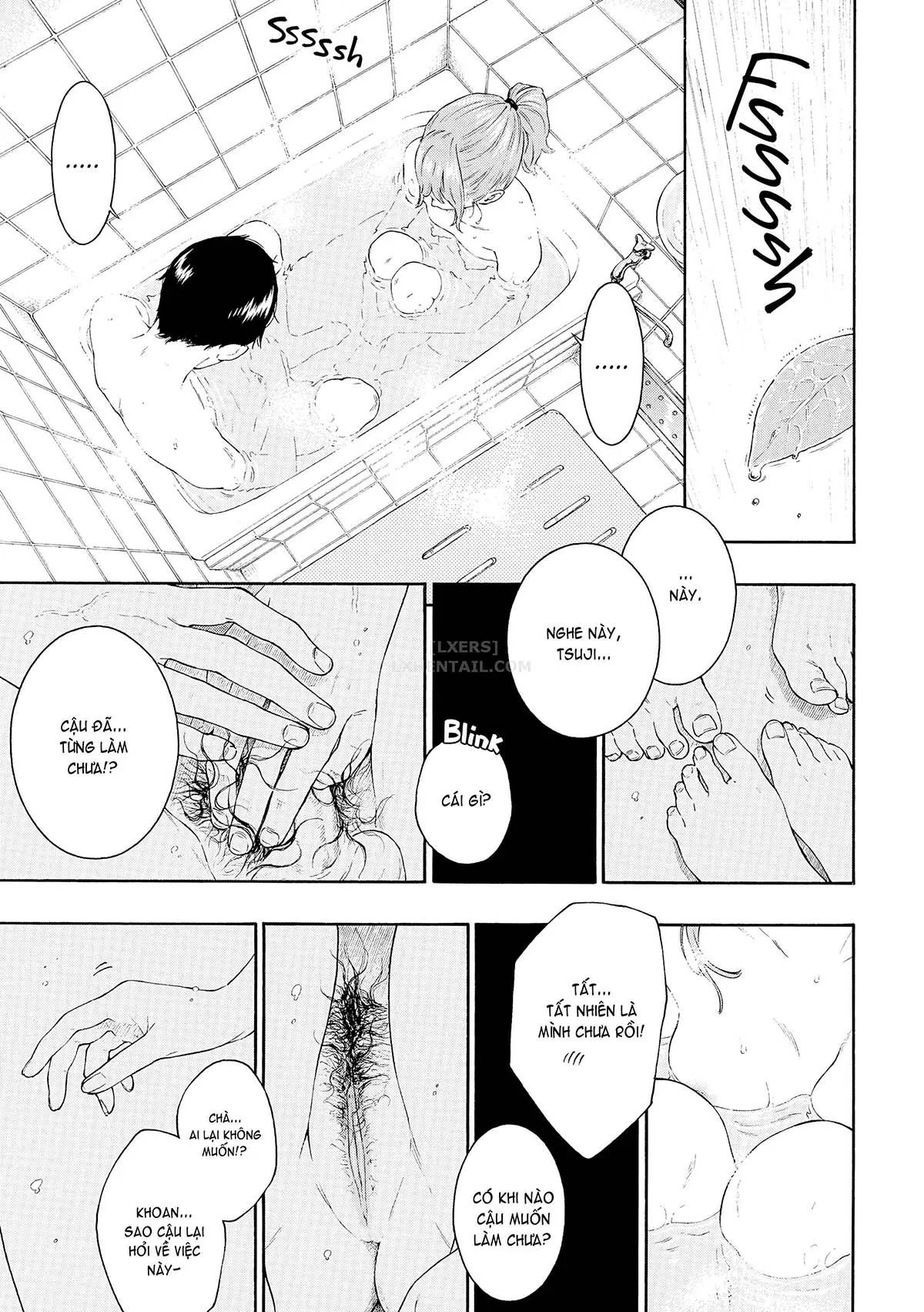 HentaiVN.net - Ảnh 10 - Deep Blue Static [10; Irregular; Little Bathroom Flower; Lovers; Blooming Love; Liberation Zone; Inequality Sign; Get Well Et Cetera; Chilly Rain, Tender You; My Sweet Cat] - Chap 9 - Chilly Rain, Tender You