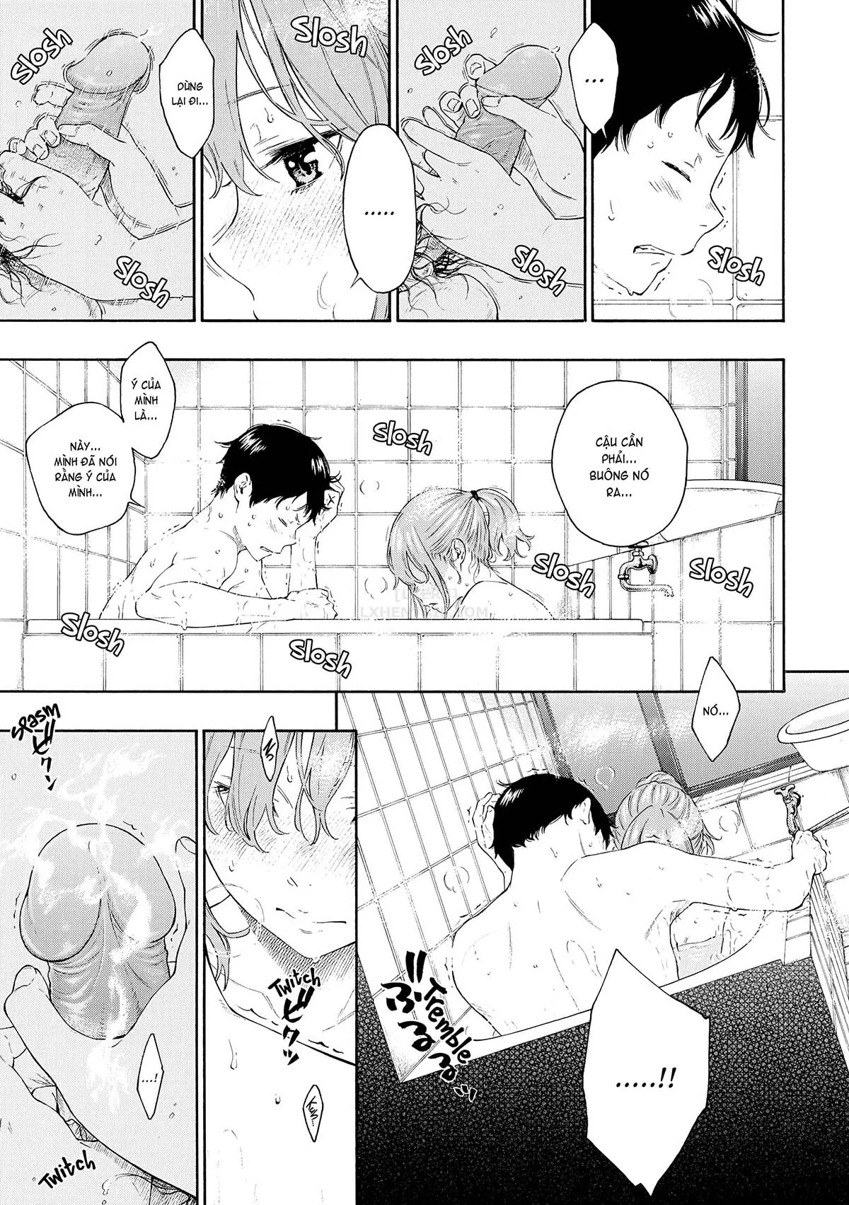 HentaiVN.net - Ảnh 12 - Deep Blue Static [10; Irregular; Little Bathroom Flower; Lovers; Blooming Love; Liberation Zone; Inequality Sign; Get Well Et Cetera; Chilly Rain, Tender You; My Sweet Cat] - Chap 9 - Chilly Rain, Tender You