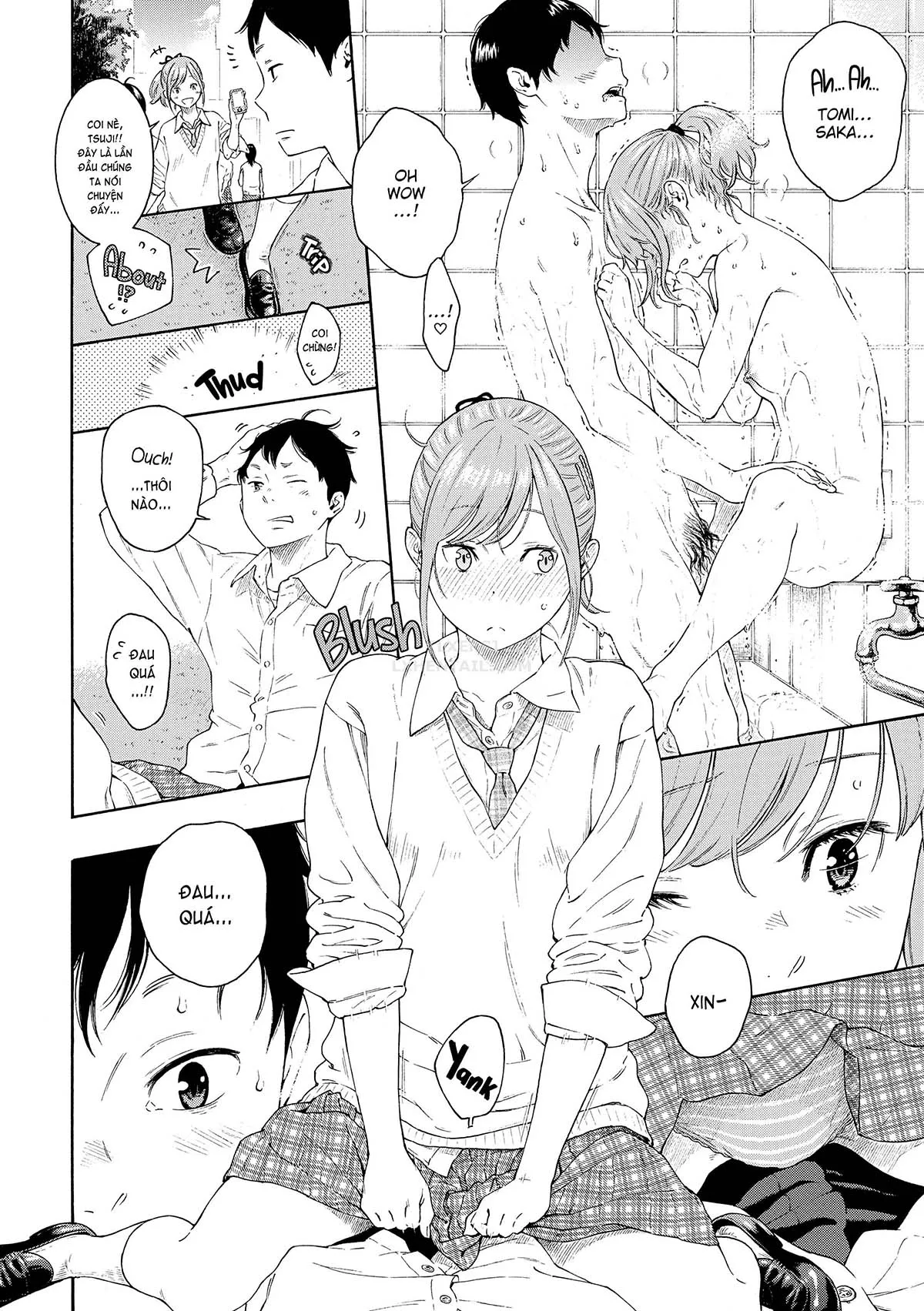 HentaiVN.net - Ảnh 15 - Deep Blue Static [10; Irregular; Little Bathroom Flower; Lovers; Blooming Love; Liberation Zone; Inequality Sign; Get Well Et Cetera; Chilly Rain, Tender You; My Sweet Cat] - Chap 9 - Chilly Rain, Tender You
