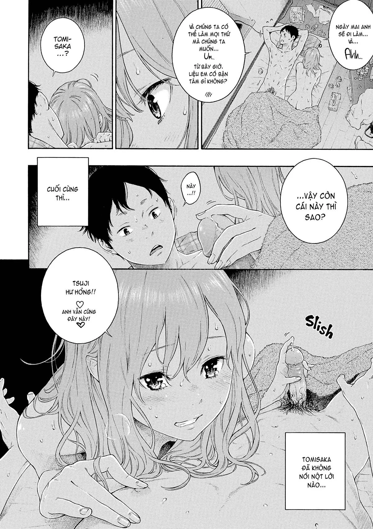 HentaiVN.net - Ảnh 21 - Deep Blue Static [10; Irregular; Little Bathroom Flower; Lovers; Blooming Love; Liberation Zone; Inequality Sign; Get Well Et Cetera; Chilly Rain, Tender You; My Sweet Cat] - Chap 9 - Chilly Rain, Tender You
