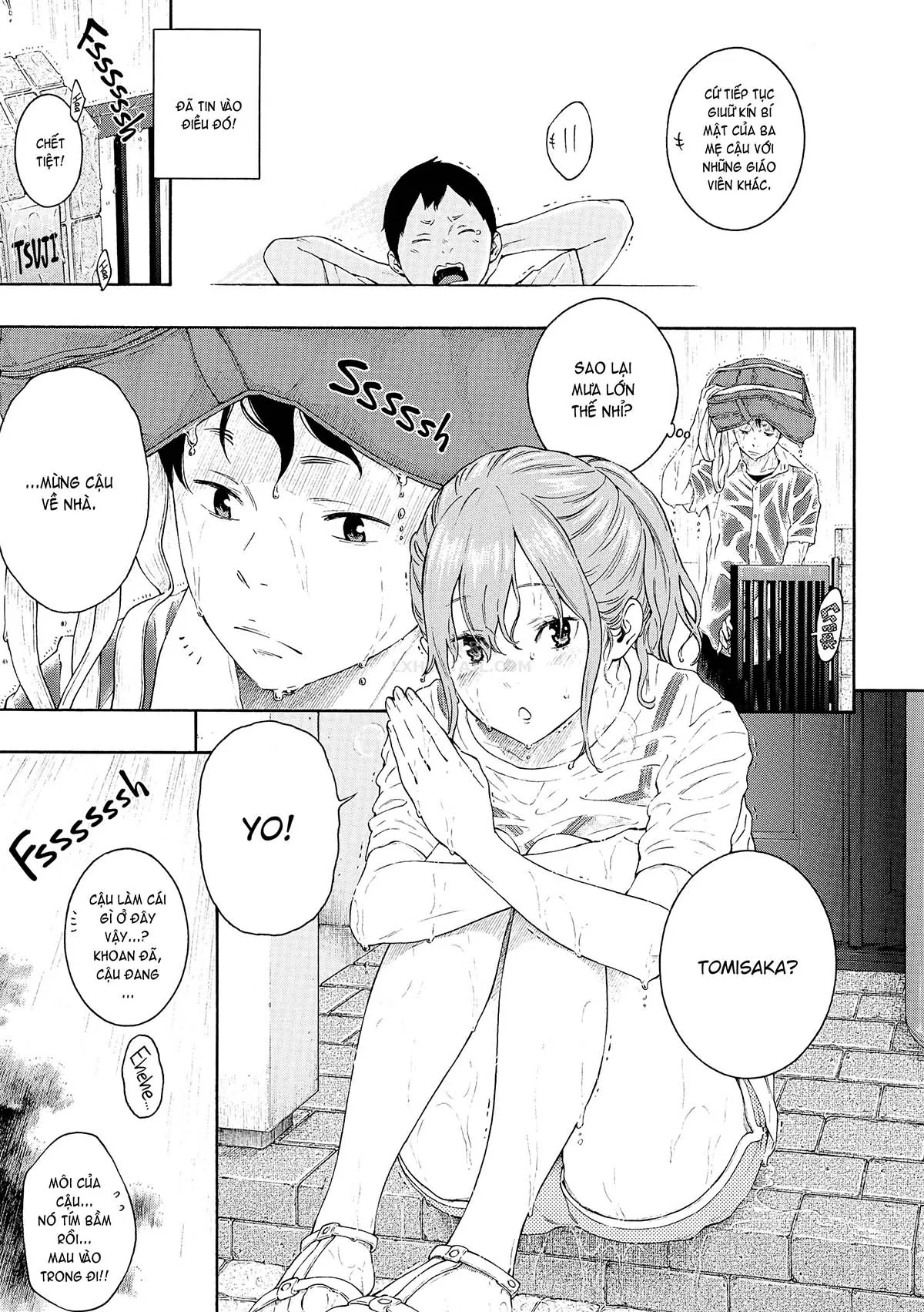 HentaiVN.net - Ảnh 6 - Deep Blue Static [10; Irregular; Little Bathroom Flower; Lovers; Blooming Love; Liberation Zone; Inequality Sign; Get Well Et Cetera; Chilly Rain, Tender You; My Sweet Cat] - Chap 9 - Chilly Rain, Tender You