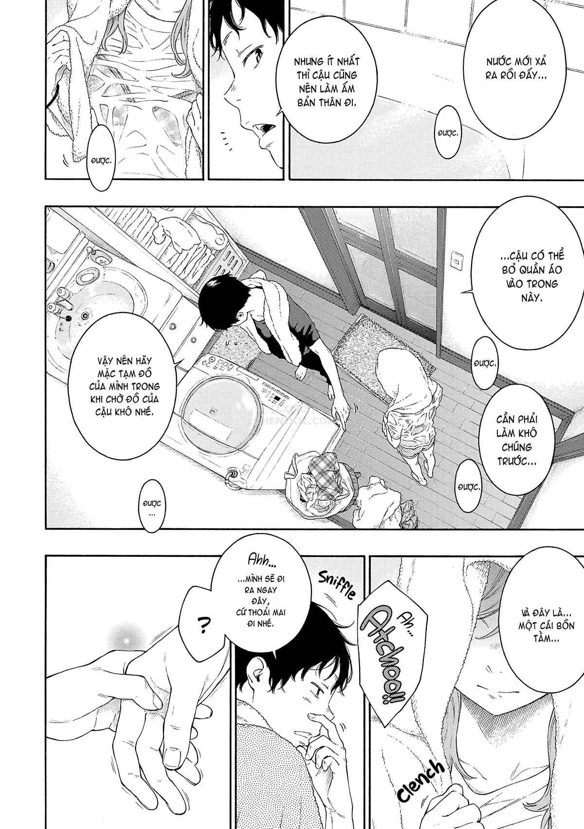 HentaiVN.net - Ảnh 7 - Deep Blue Static [10; Irregular; Little Bathroom Flower; Lovers; Blooming Love; Liberation Zone; Inequality Sign; Get Well Et Cetera; Chilly Rain, Tender You; My Sweet Cat] - Chap 9 - Chilly Rain, Tender You