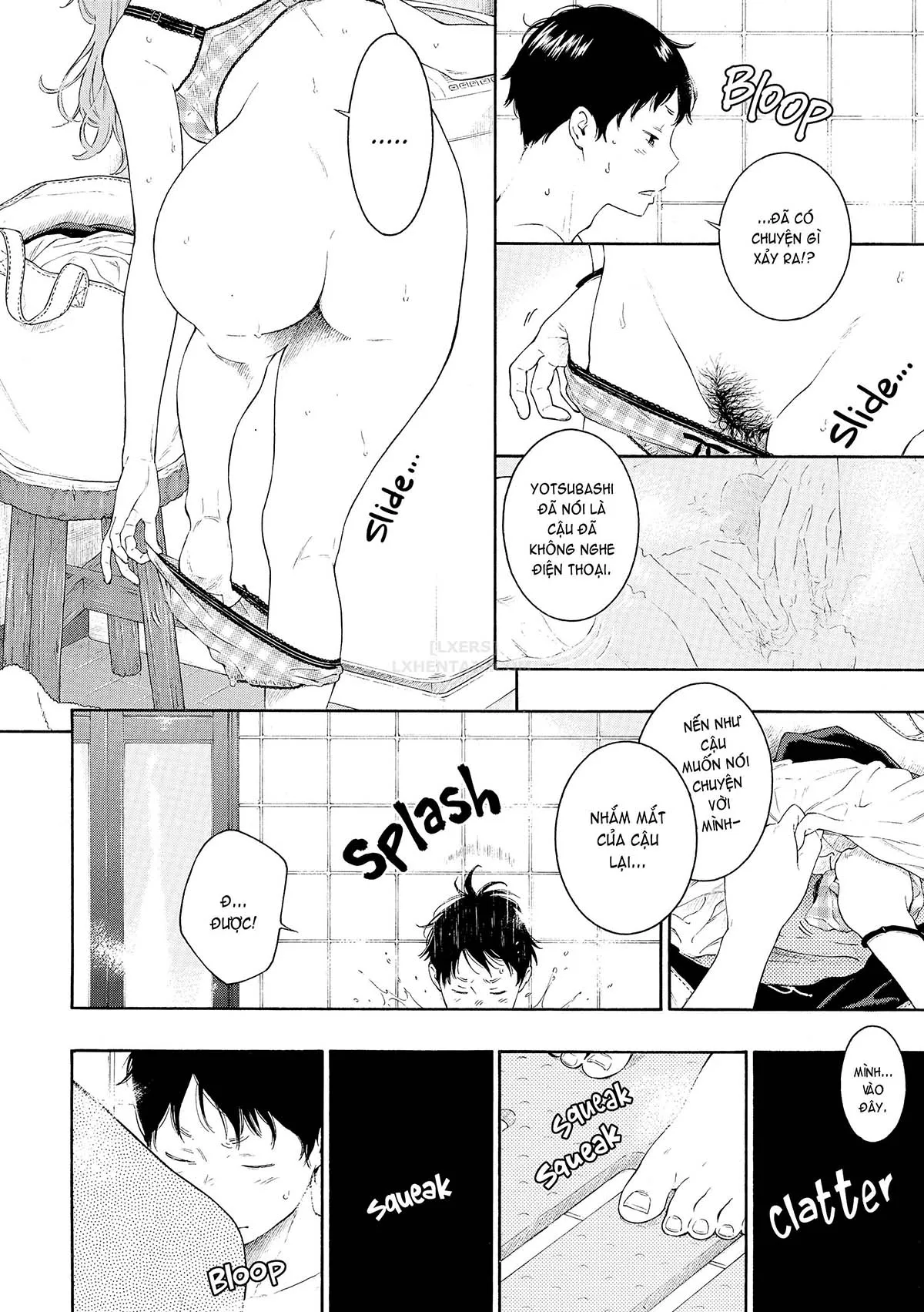 HentaiVN.net - Ảnh 9 - Deep Blue Static [10; Irregular; Little Bathroom Flower; Lovers; Blooming Love; Liberation Zone; Inequality Sign; Get Well Et Cetera; Chilly Rain, Tender You; My Sweet Cat] - Chap 9 - Chilly Rain, Tender You