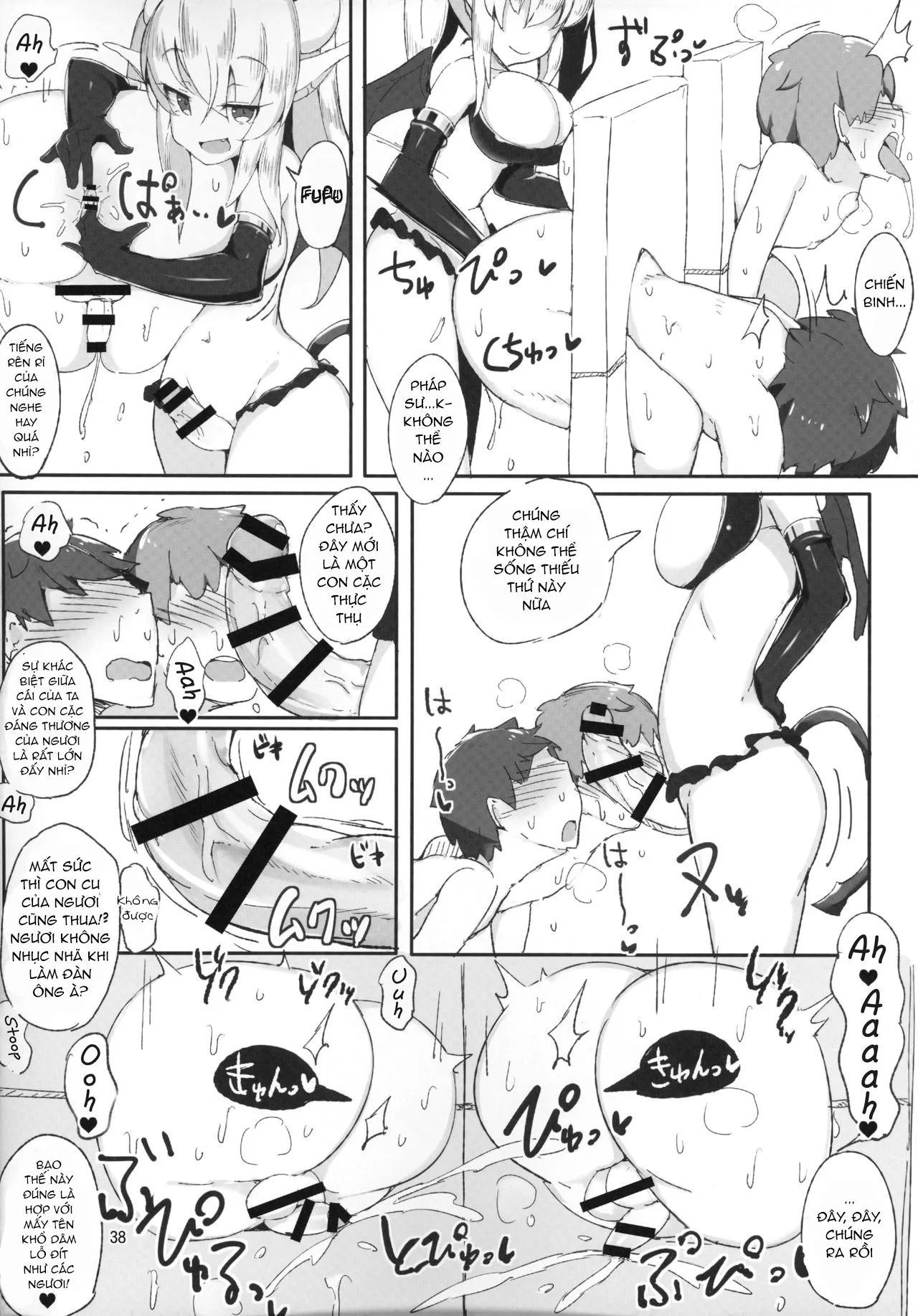 HentaiVN.net - Ảnh 14 - Doskoinpo Femdom - Chap 8 + 9