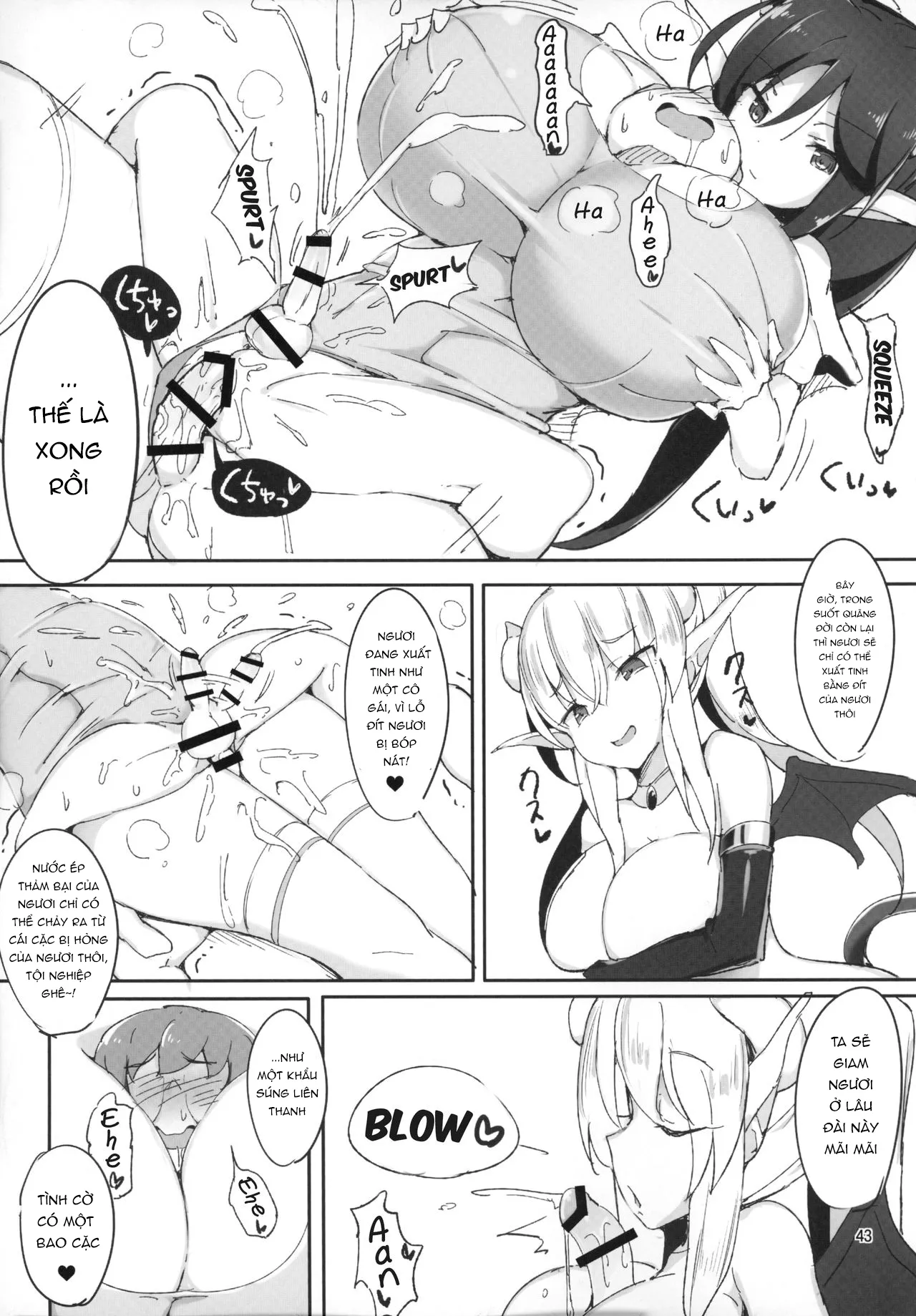 HentaiVN.net - Ảnh 19 - Doskoinpo Femdom - Chap 8 + 9