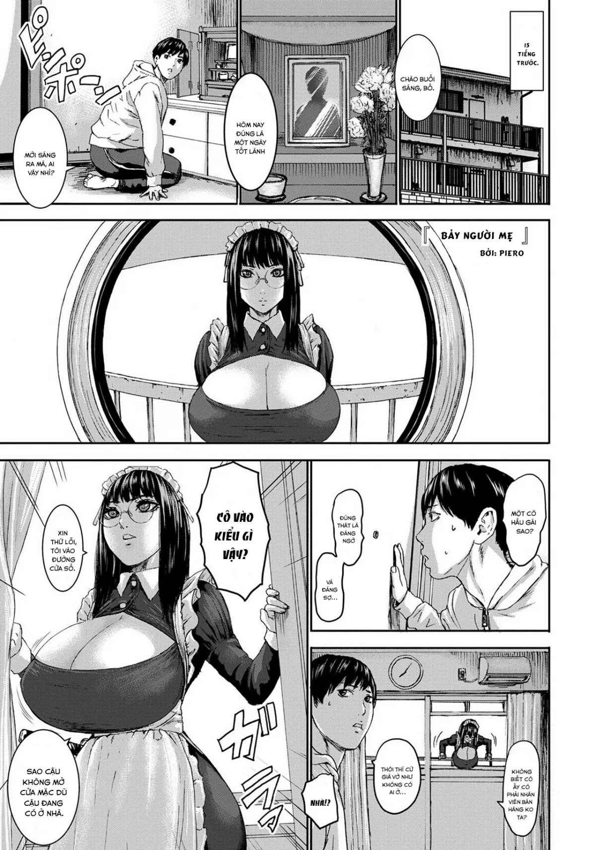 HentaiVN.net - Ảnh 6 - Bảy người mẹ [Shichinin no Mama | Seven Mothers] - Chap 1