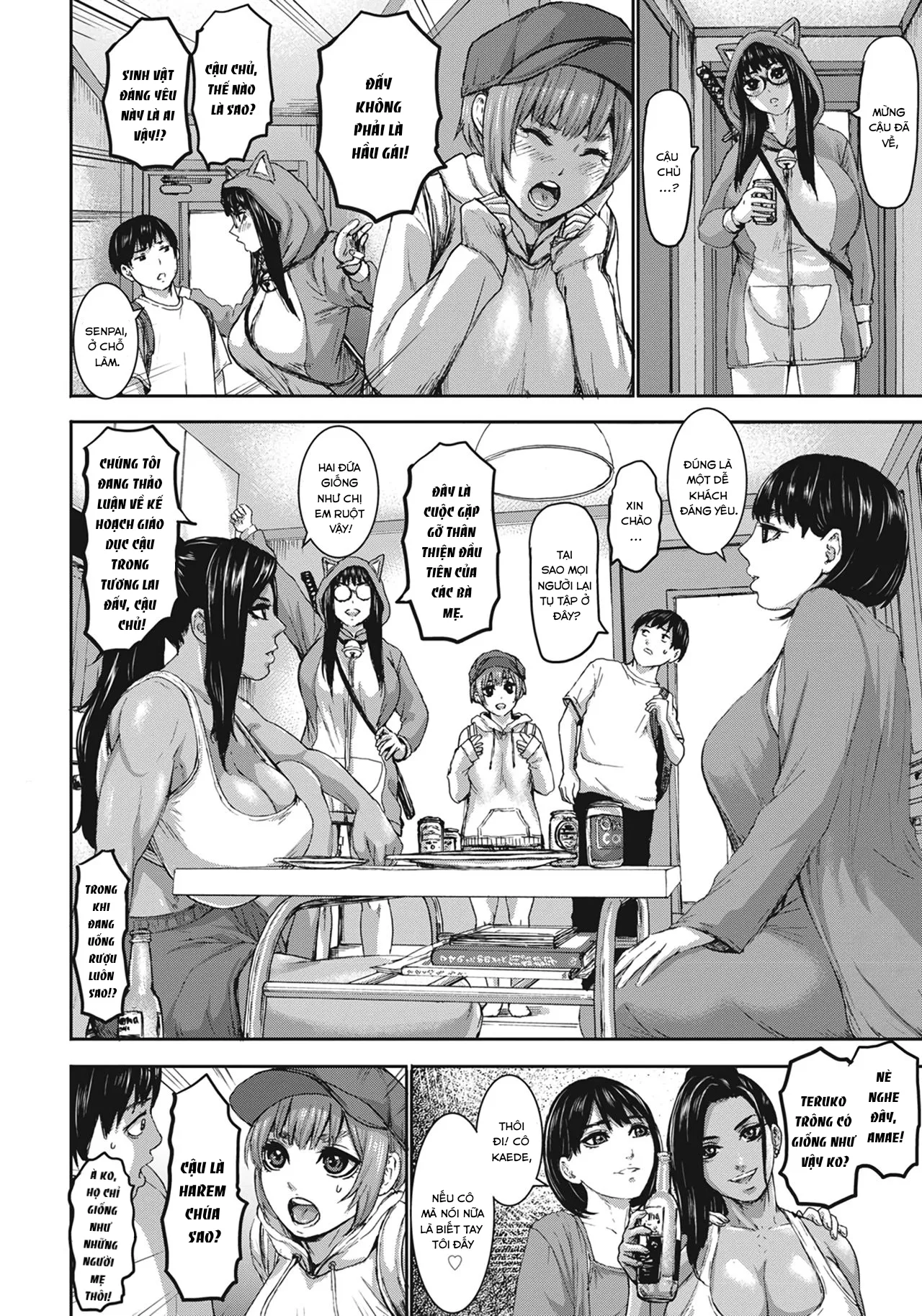 HentaiVN.net - Ảnh 5 - Bảy người mẹ [Shichinin no Mama | Seven Mothers] - Chap 3