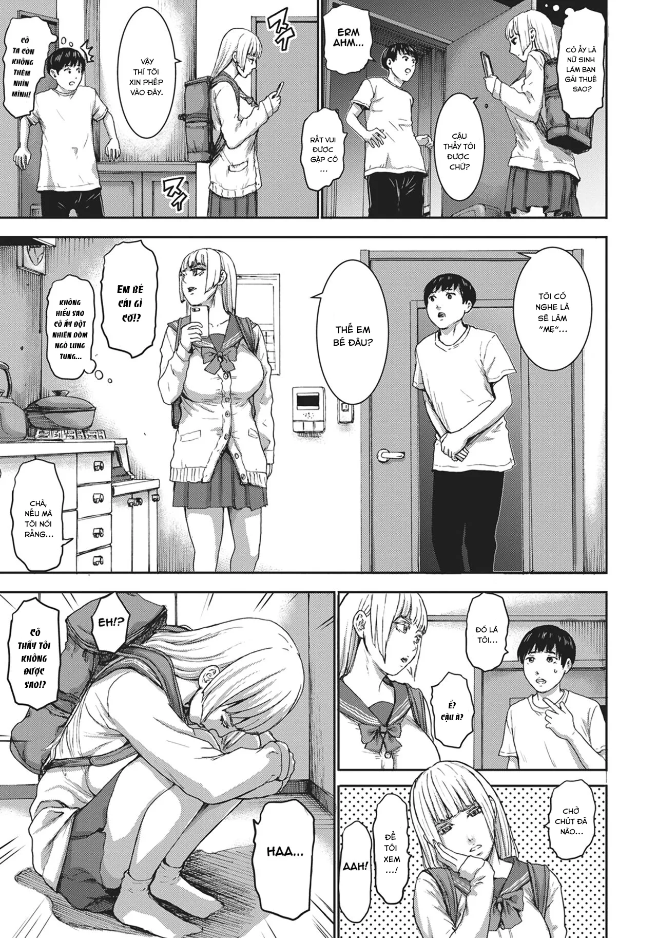 HentaiVN.net - Ảnh 4 - Bảy người mẹ [Shichinin no Mama | Seven Mothers] - Chap 4