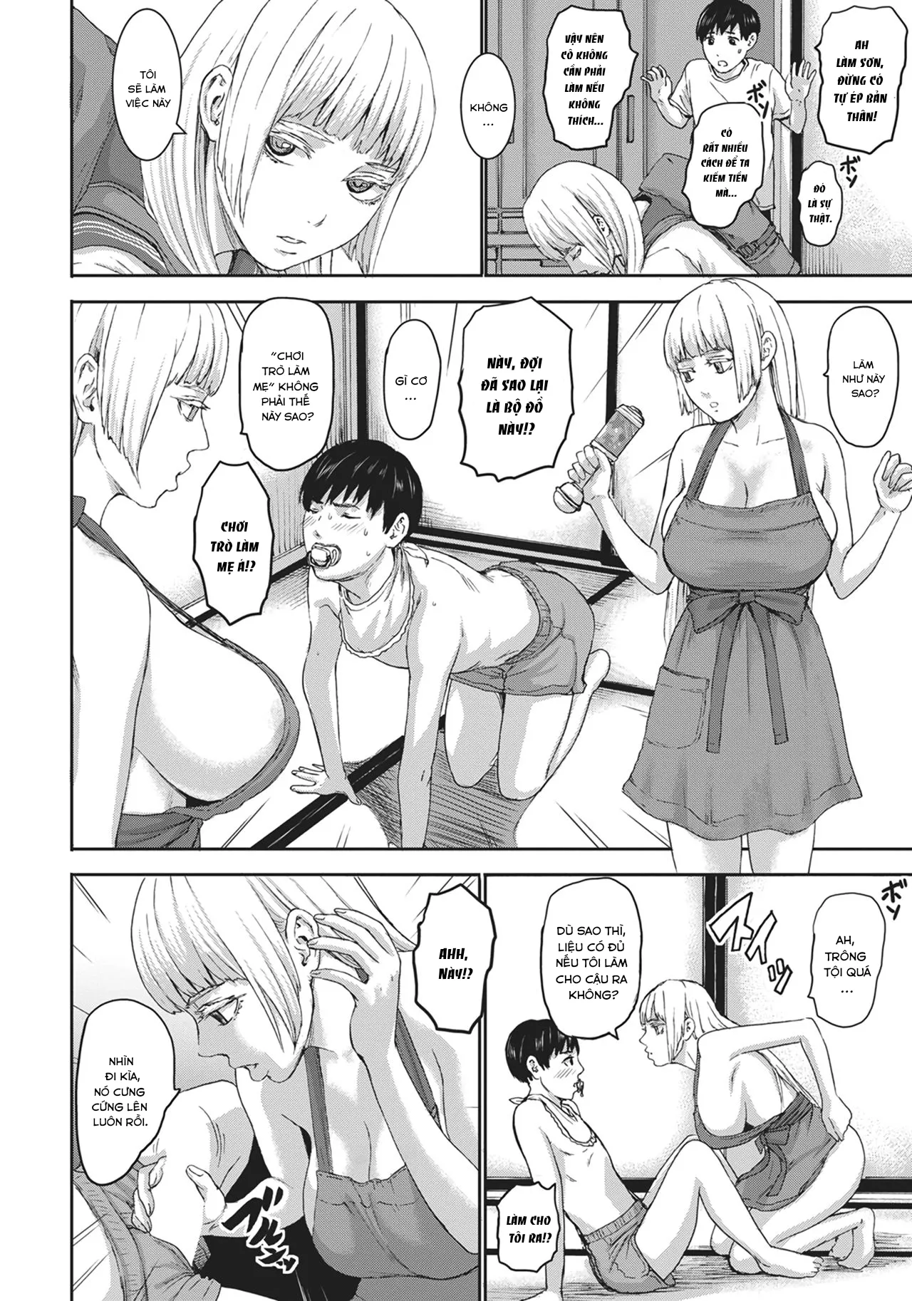 HentaiVN.net - Ảnh 5 - Bảy người mẹ [Shichinin no Mama | Seven Mothers] - Chap 4