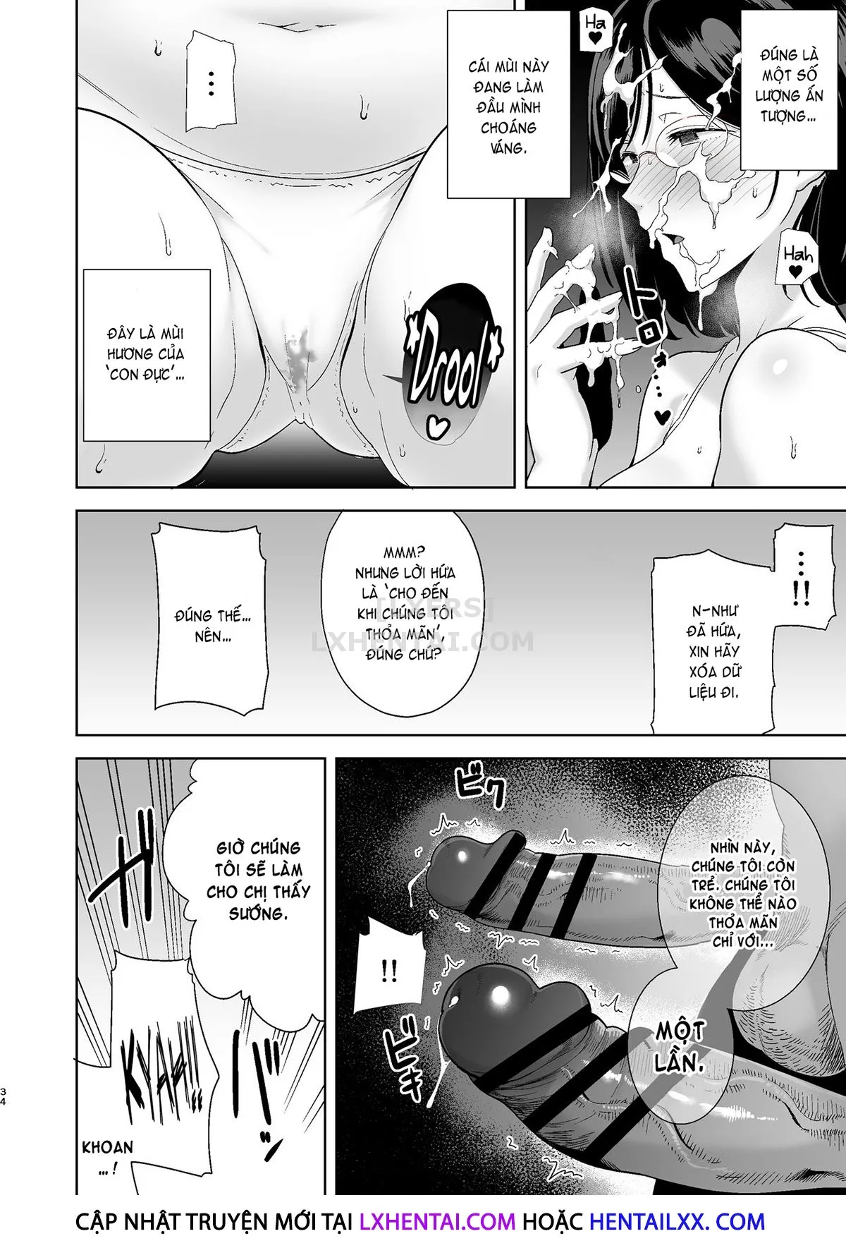 HentaiVN.net - Ảnh 34 - Natsuzuma ~Natsu, Ryokan, Nanpa Otoko-Tachi Ni Ochita Tsuma~ - Chap 1 - Có che