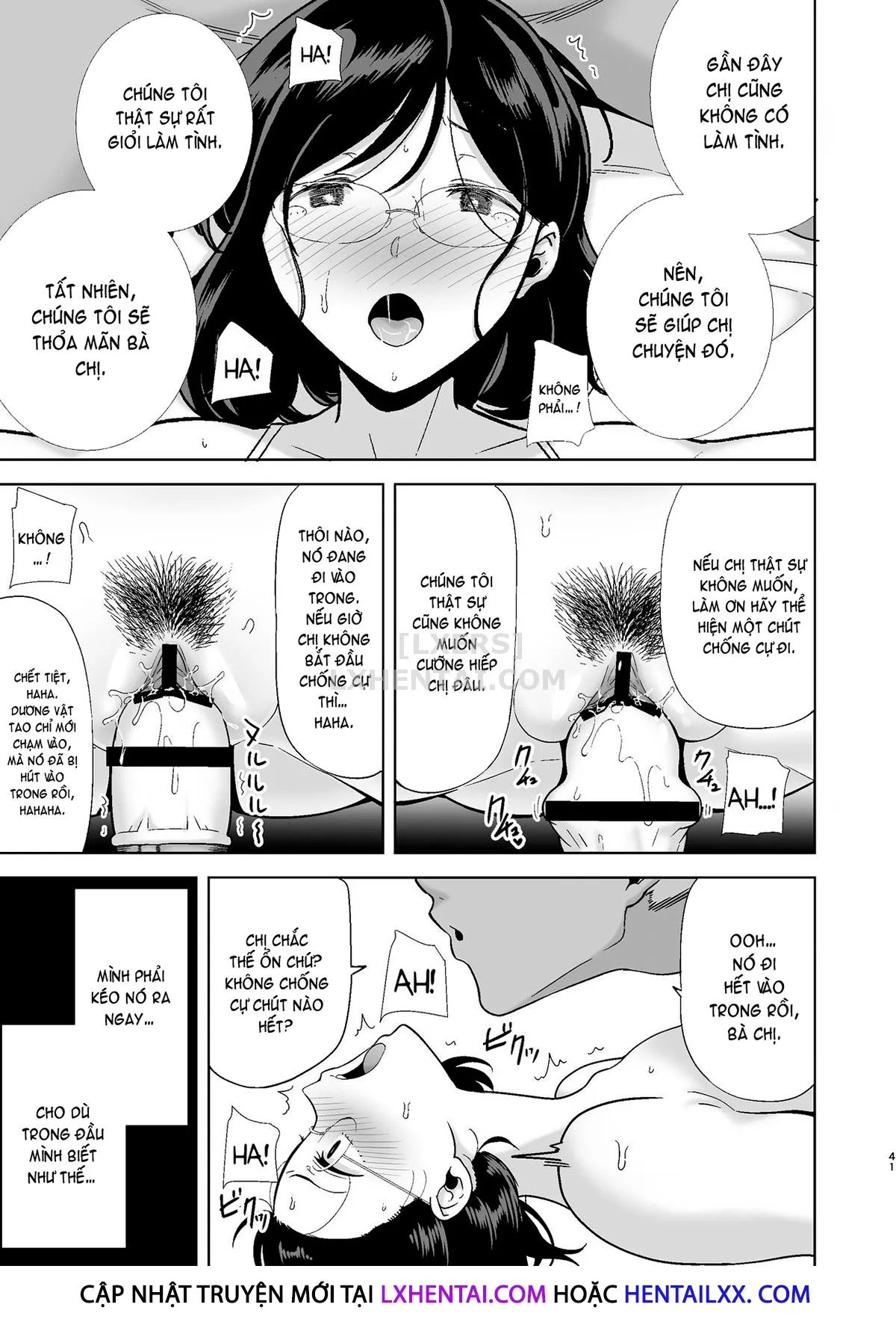 HentaiVN.net - Ảnh 41 - Natsuzuma ~Natsu, Ryokan, Nanpa Otoko-Tachi Ni Ochita Tsuma~ - Chap 1 - Có che